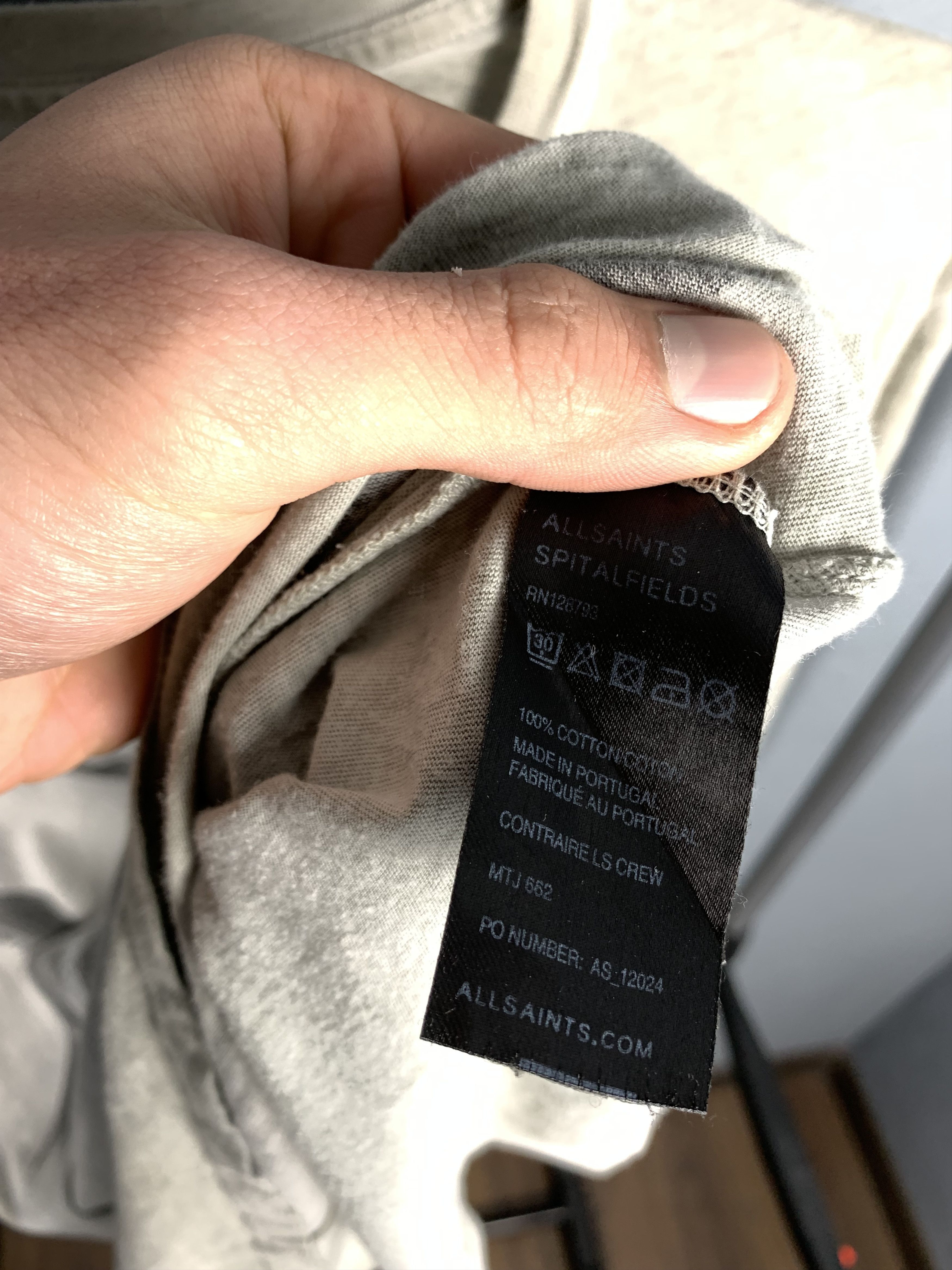 Allsaints × Vintage Allsaints Contraire Mens Long Sleeve Grafic T-Shirts Tee Size US S / EU 44-46 / 1 - 6 Thumbnail