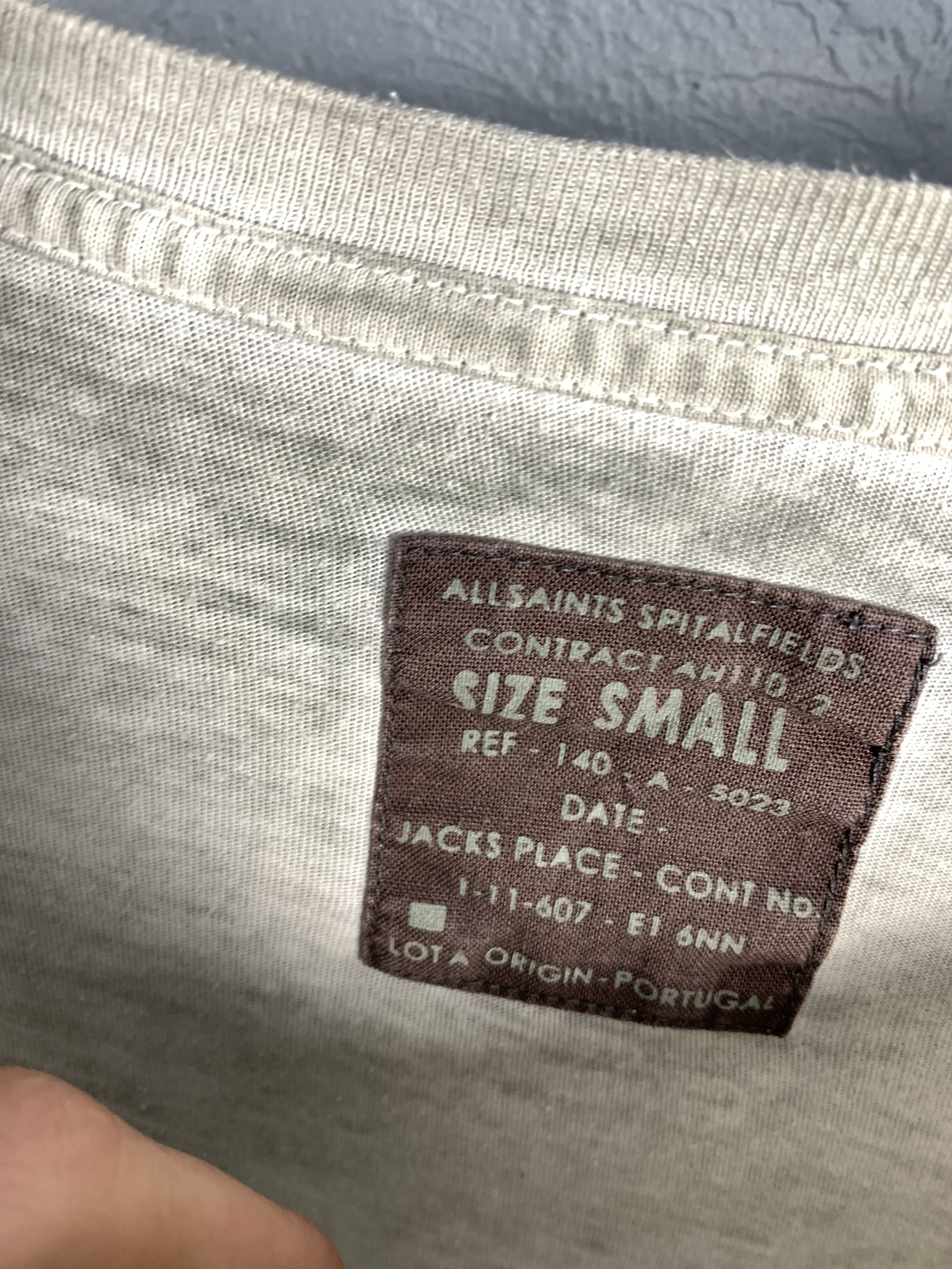 Allsaints × Vintage Allsaints Contraire Mens Long Sleeve Grafic T-Shirts Tee Size US S / EU 44-46 / 1 - 5 Thumbnail