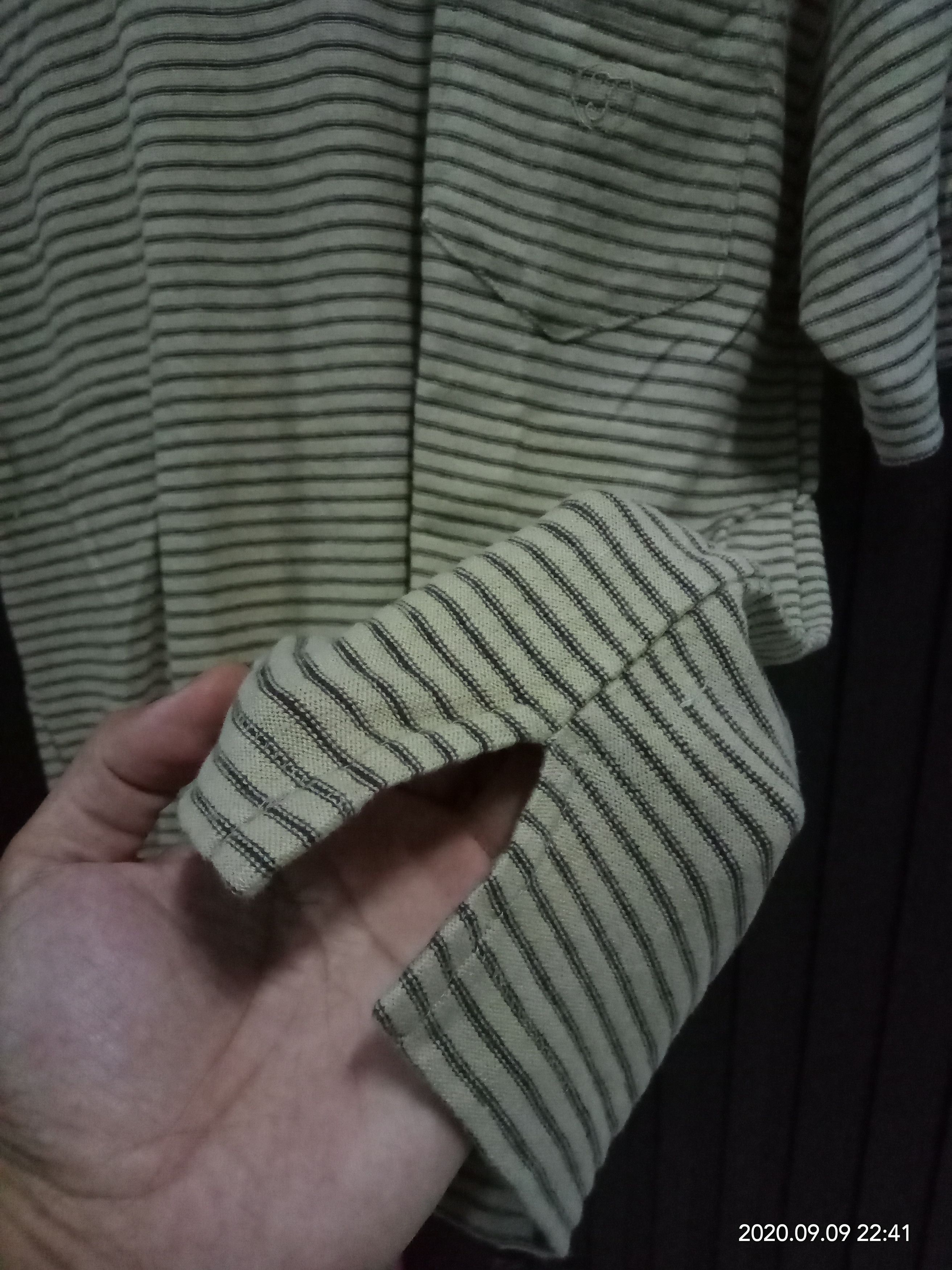 Farah Vintage 90s Farah Stripes pocket Tees 70s 80s Size US L / EU 52-54 / 3 - 5 Thumbnail