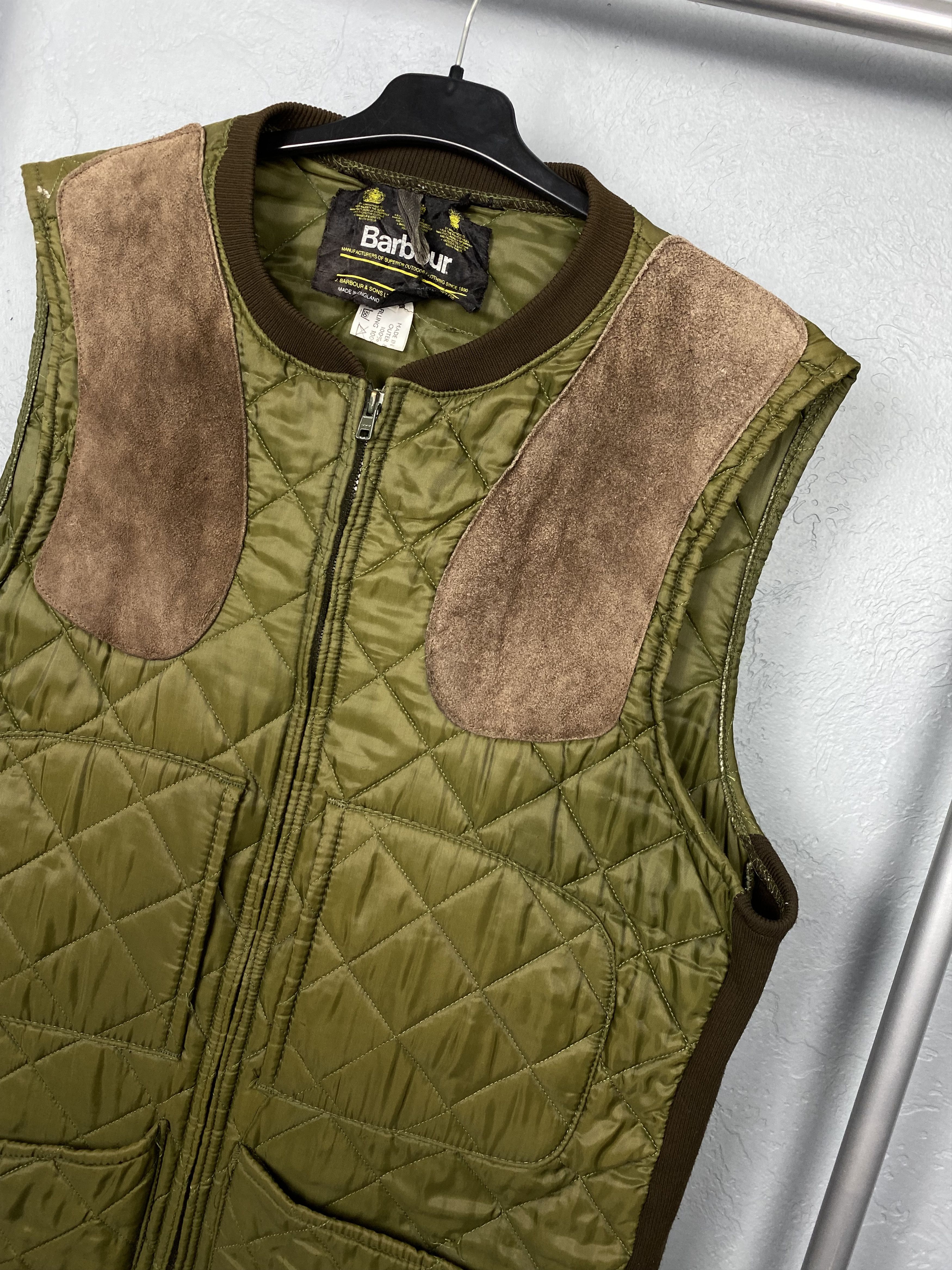 Barbour Barbour Vintage Faded Quilted Vest Size US M / EU 48-50 / 2 - 2 Thumbnail