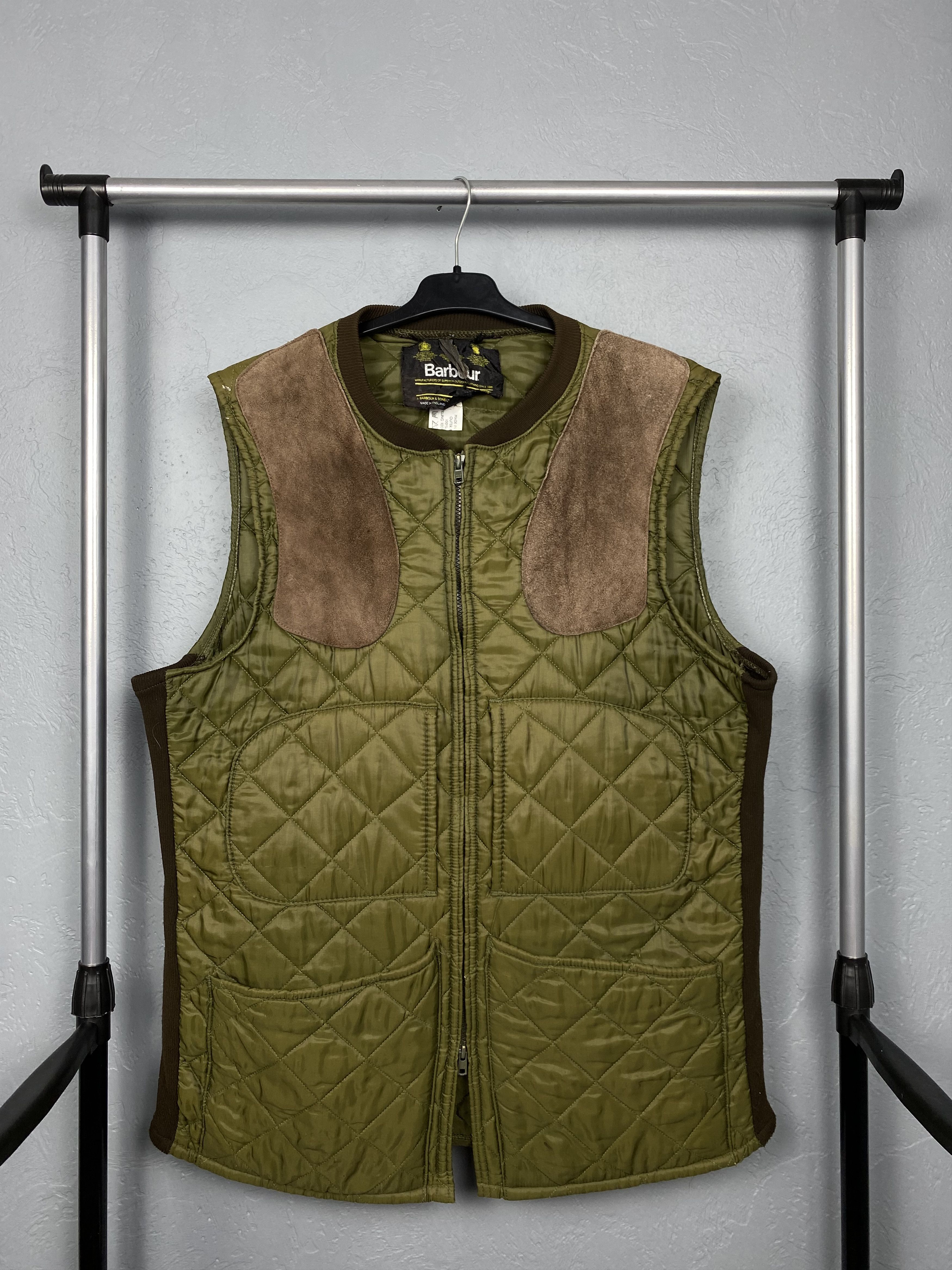 Barbour Barbour Vintage Faded Quilted Vest Size US M / EU 48-50 / 2 - 1 Thumbnail