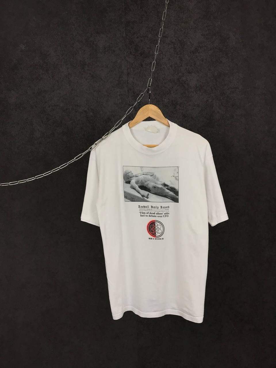 image of Alien Vintage Other Tee in White, Men's (Size Large)