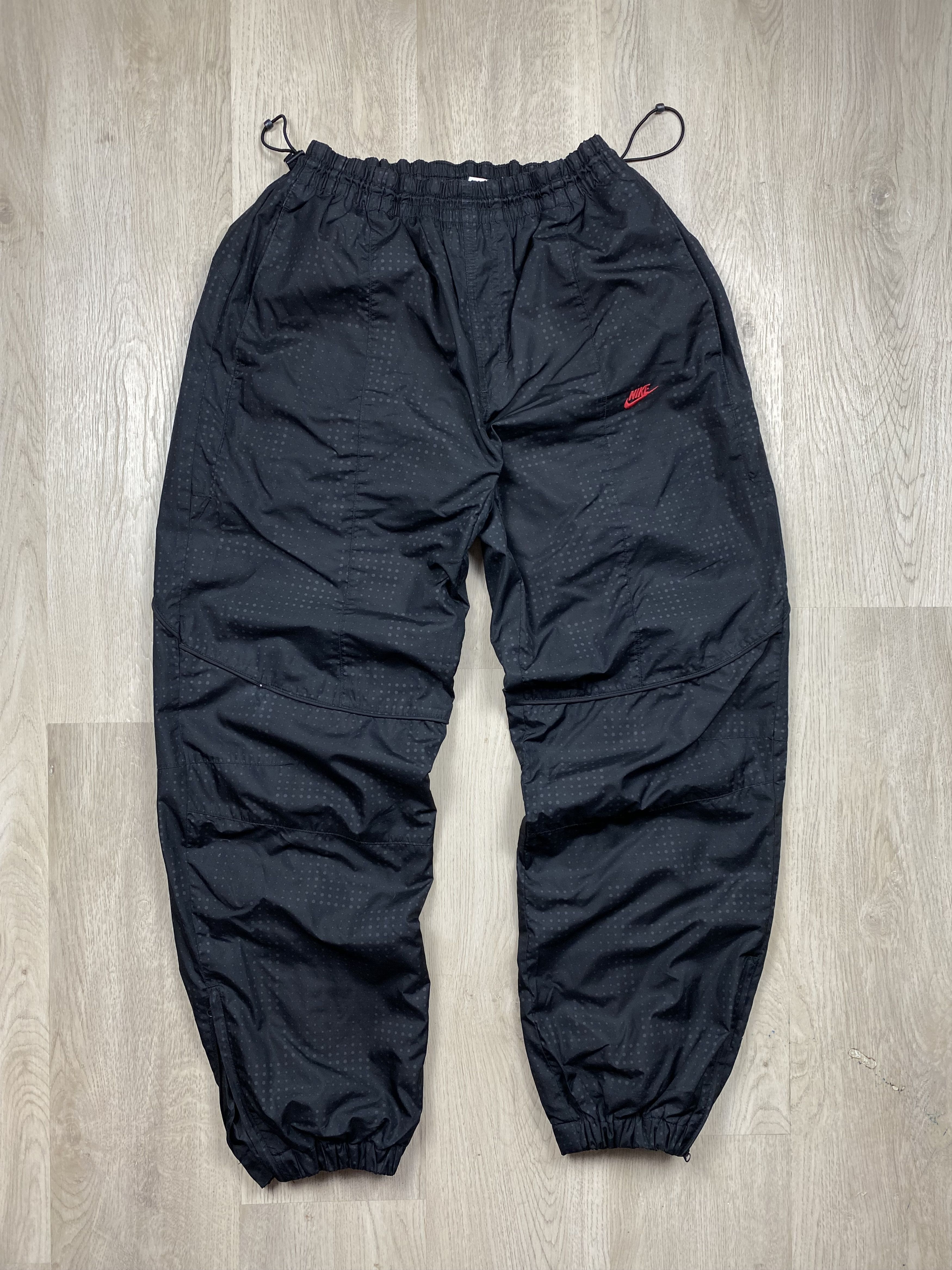Nike Vintage Mens Nylon Baggy Pants Drill style