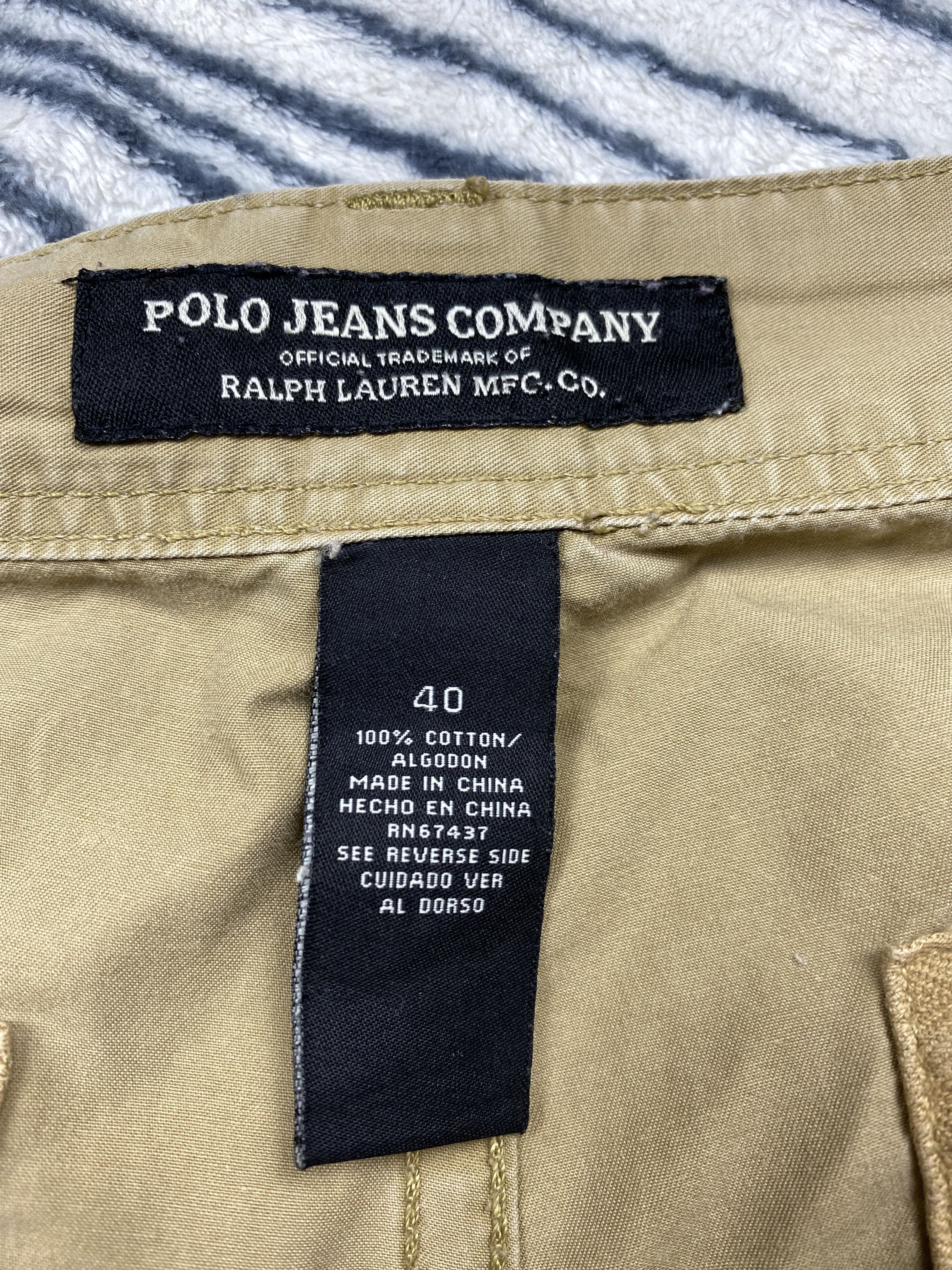 Polo Ralph Lauren × Ralph Lauren Sport × Vintage Polo Jeans Company Vintage Mens Cargo Shorts Y2K Size US 40 / EU 56 - 6 Thumbnail