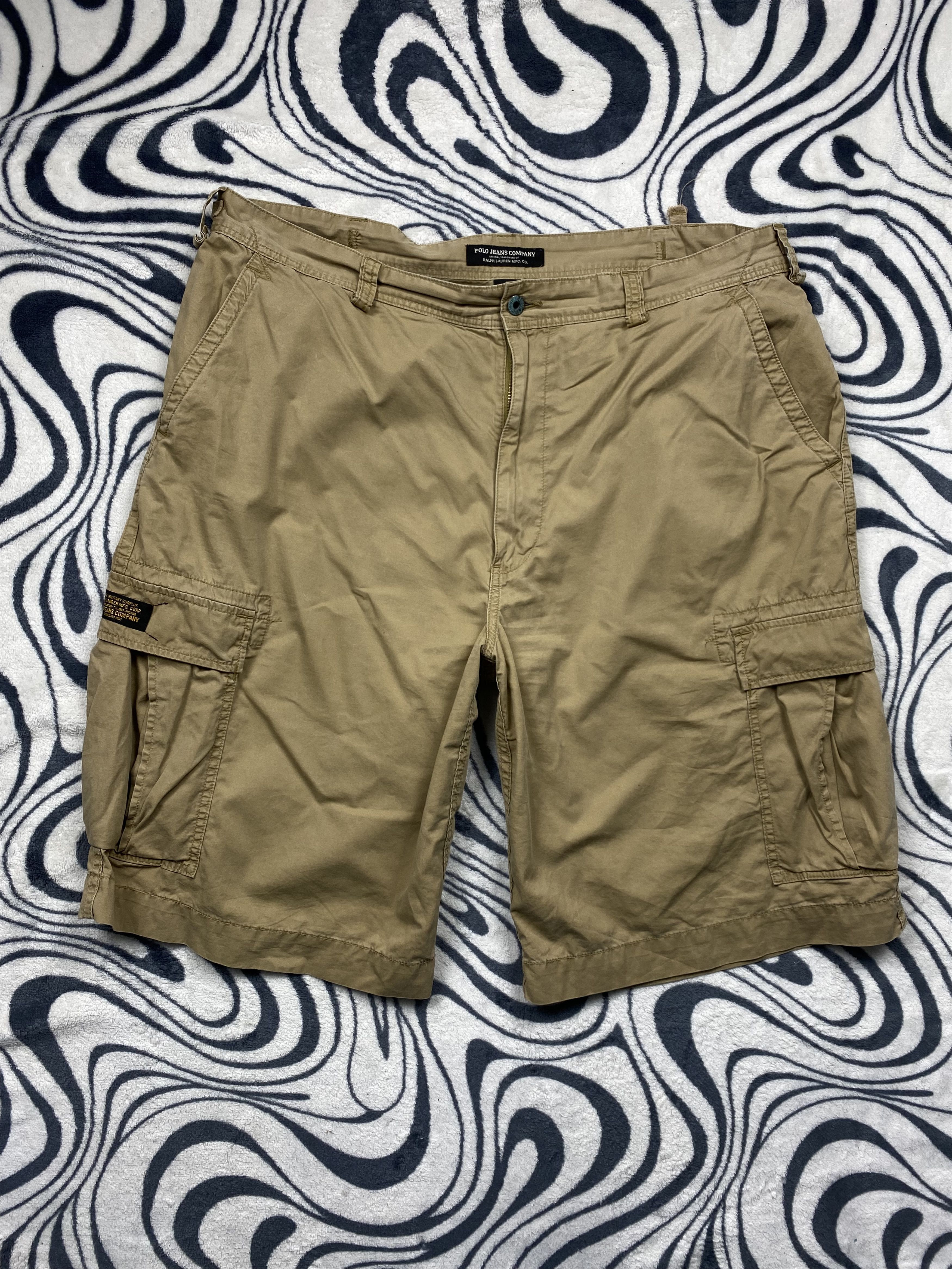 Polo Ralph Lauren × Ralph Lauren Sport × Vintage Polo Jeans Company Vintage Mens Cargo Shorts Y2K Size US 40 / EU 56 - 1 Thumbnail