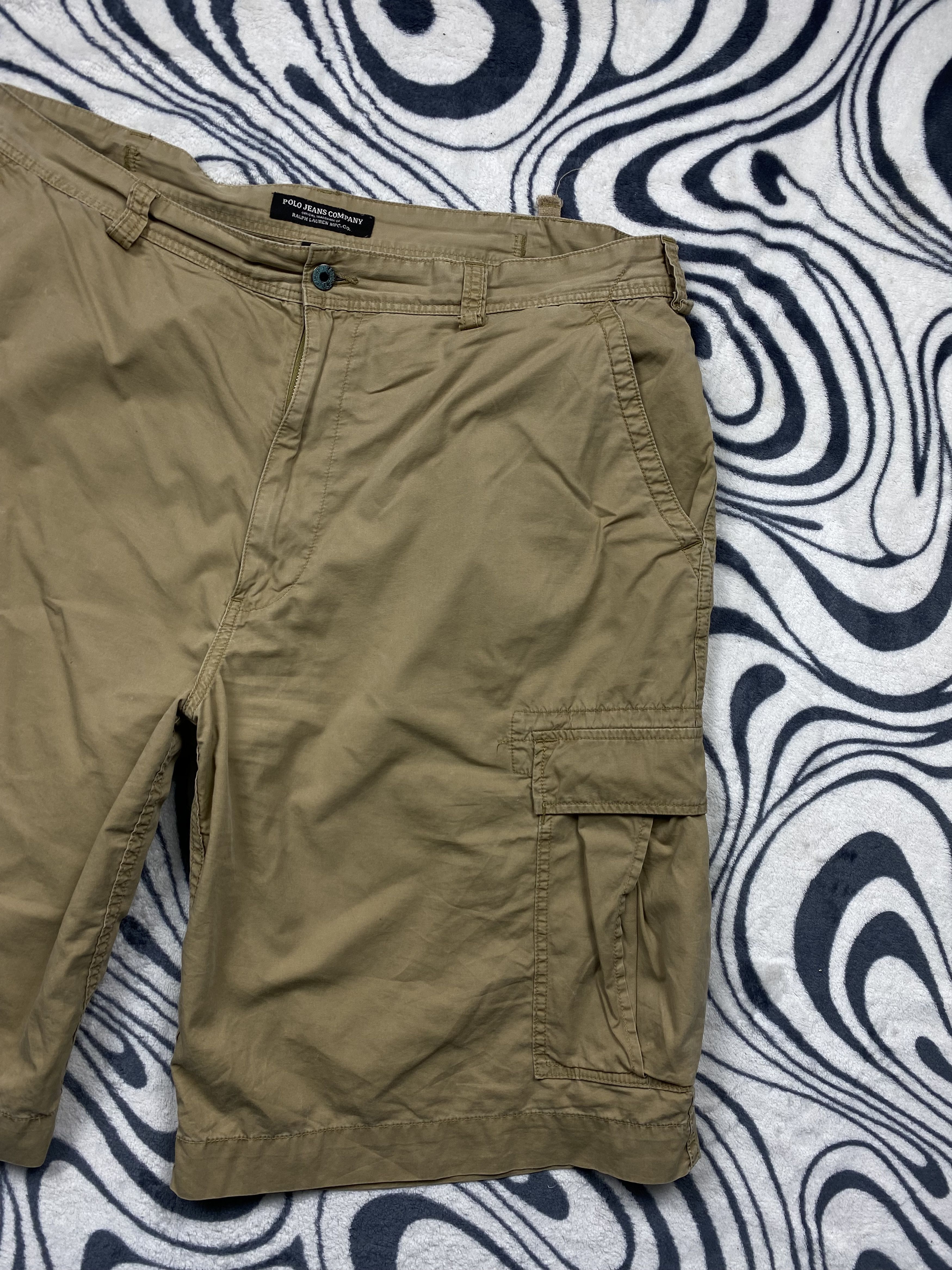 Polo Ralph Lauren × Ralph Lauren Sport × Vintage Polo Jeans Company Vintage Mens Cargo Shorts Y2K Size US 40 / EU 56 - 2 Thumbnail
