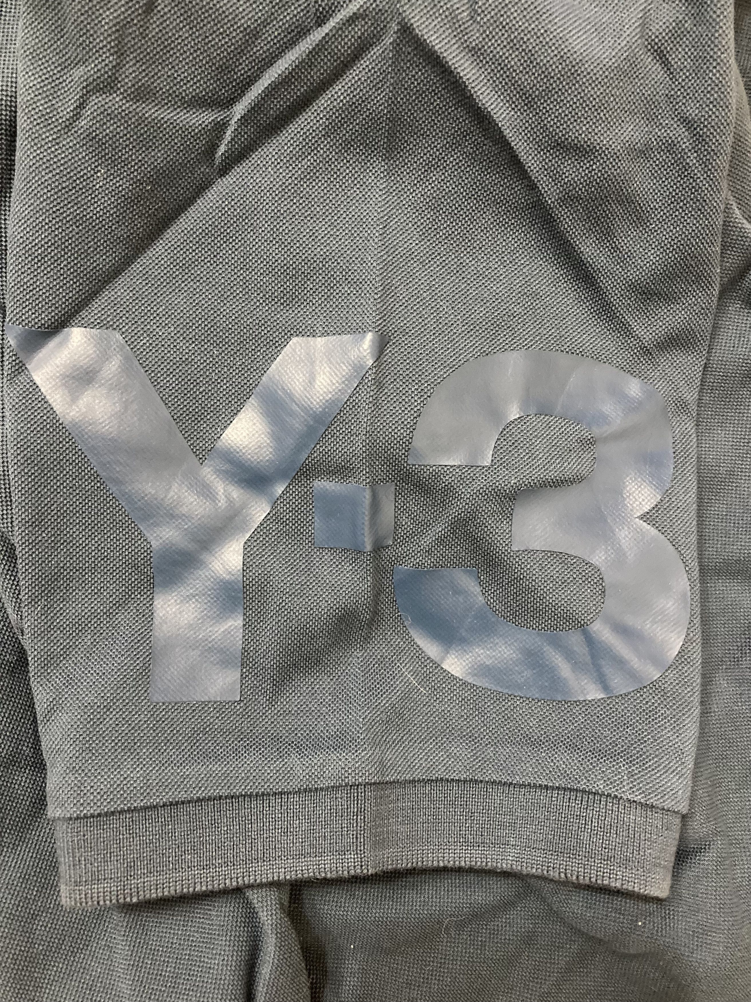 Y-3 Adidas Y-3 Yohji Yamamoto Luxury Streetwear polo shirt Size US L / EU 52-54 / 3 - 5 Thumbnail