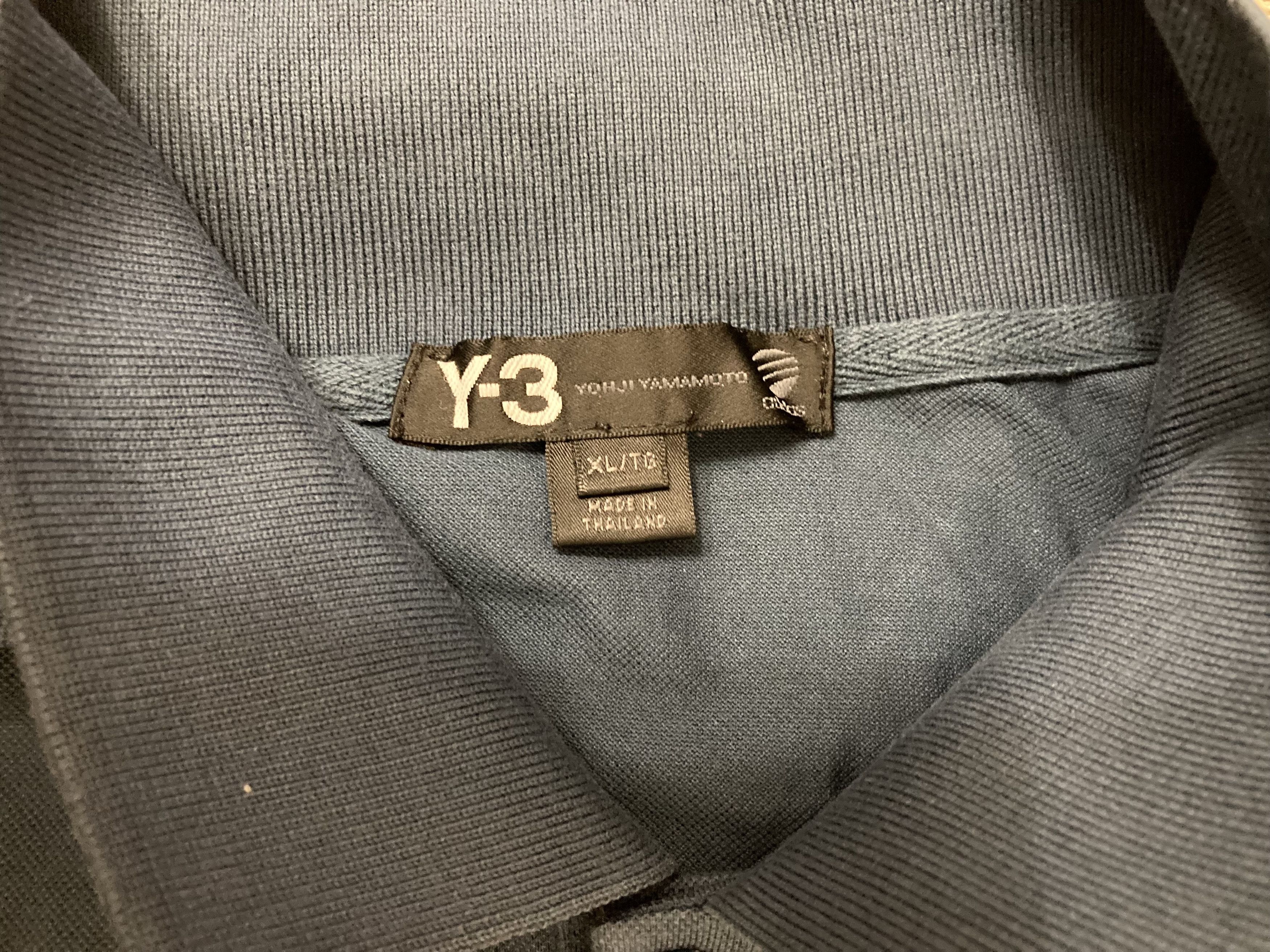 Y-3 Adidas Y-3 Yohji Yamamoto Luxury Streetwear polo shirt Size US L / EU 52-54 / 3 - 3 Thumbnail