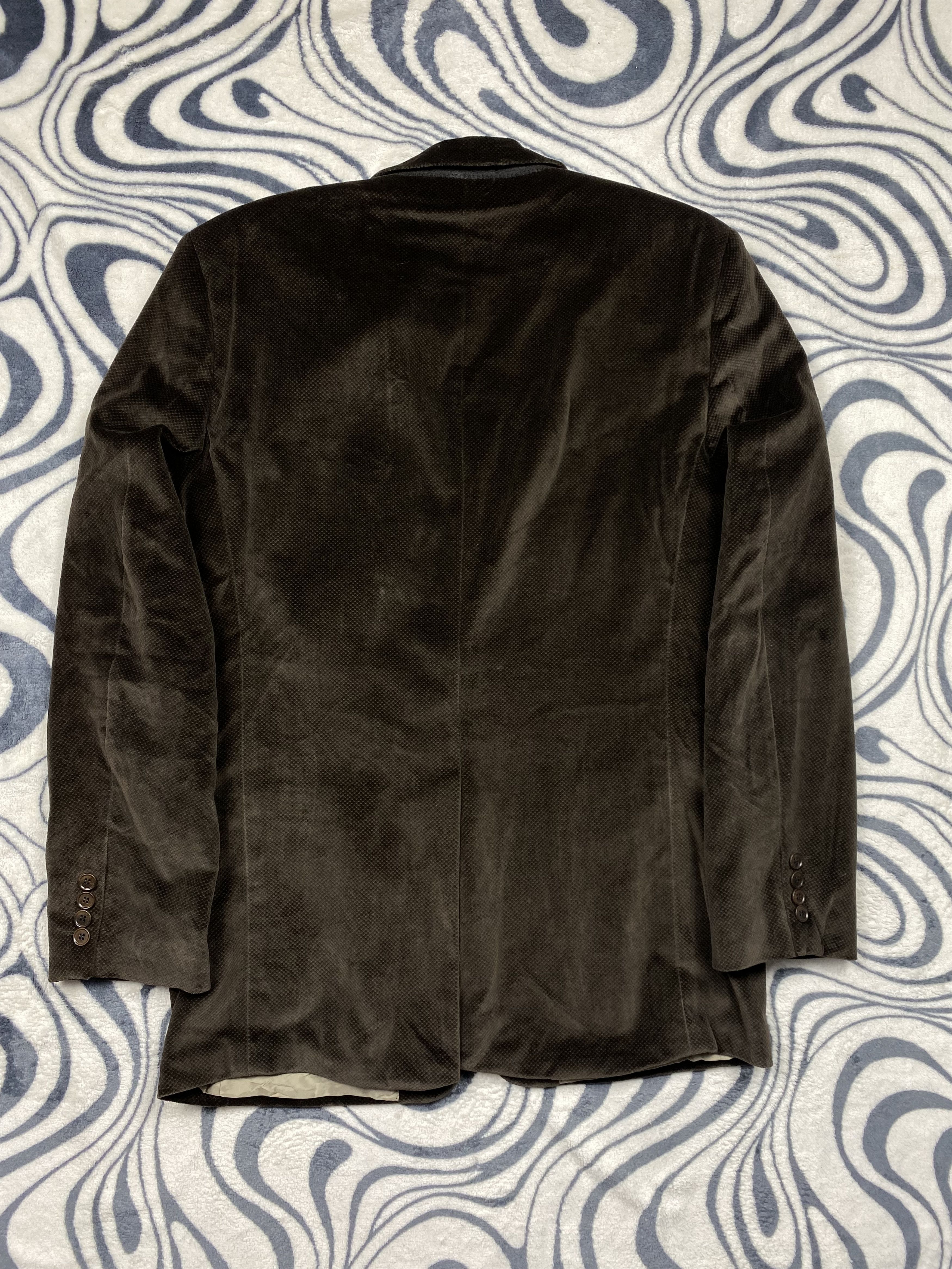 Hugo Boss Hugo Boss Vintage Mens Velour Blazer Jacket Size US L / EU 52-54 / 3 - 7 Thumbnail