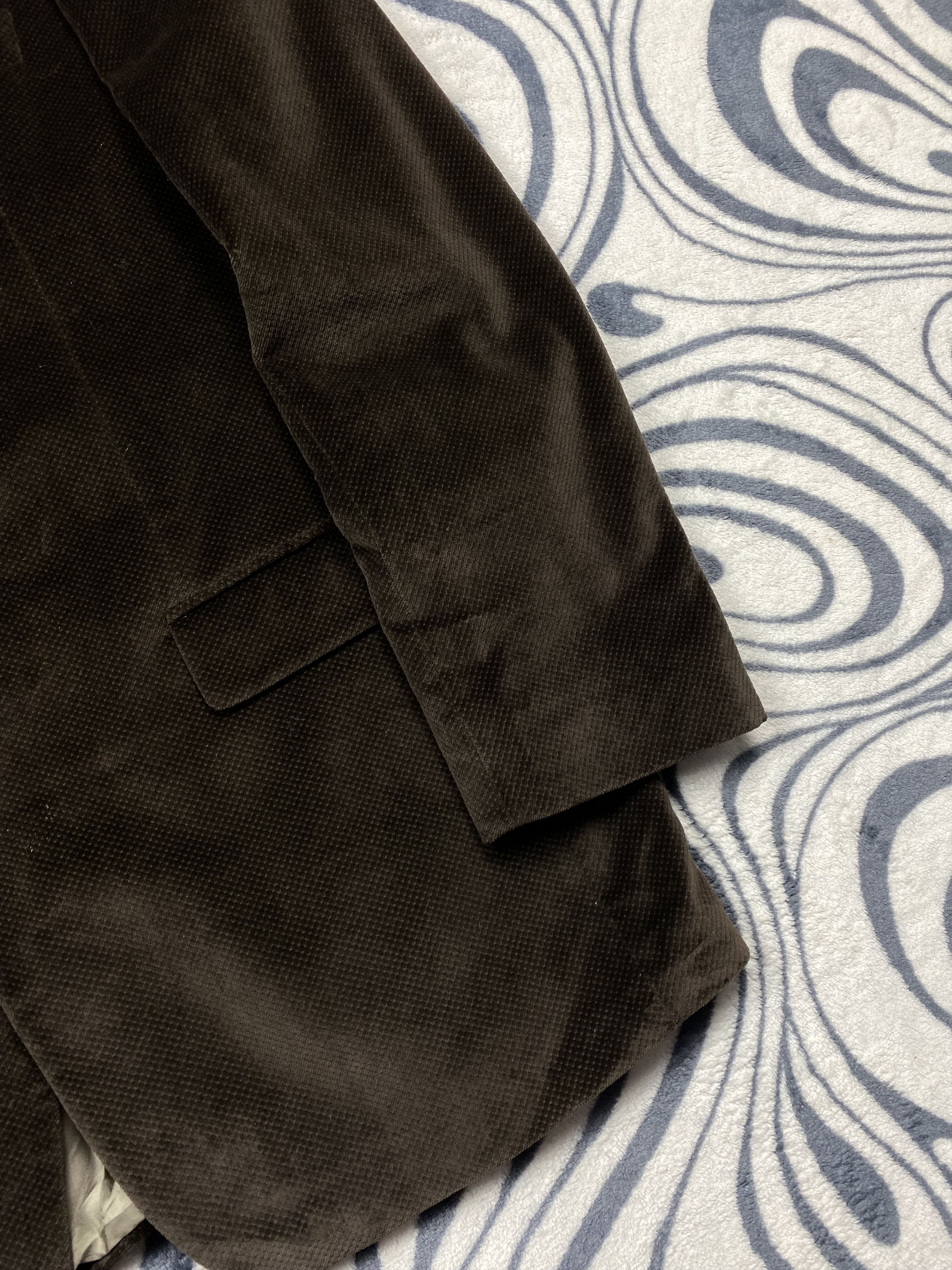 Hugo Boss Hugo Boss Vintage Mens Velour Blazer Jacket Size US L / EU 52-54 / 3 - 4 Thumbnail