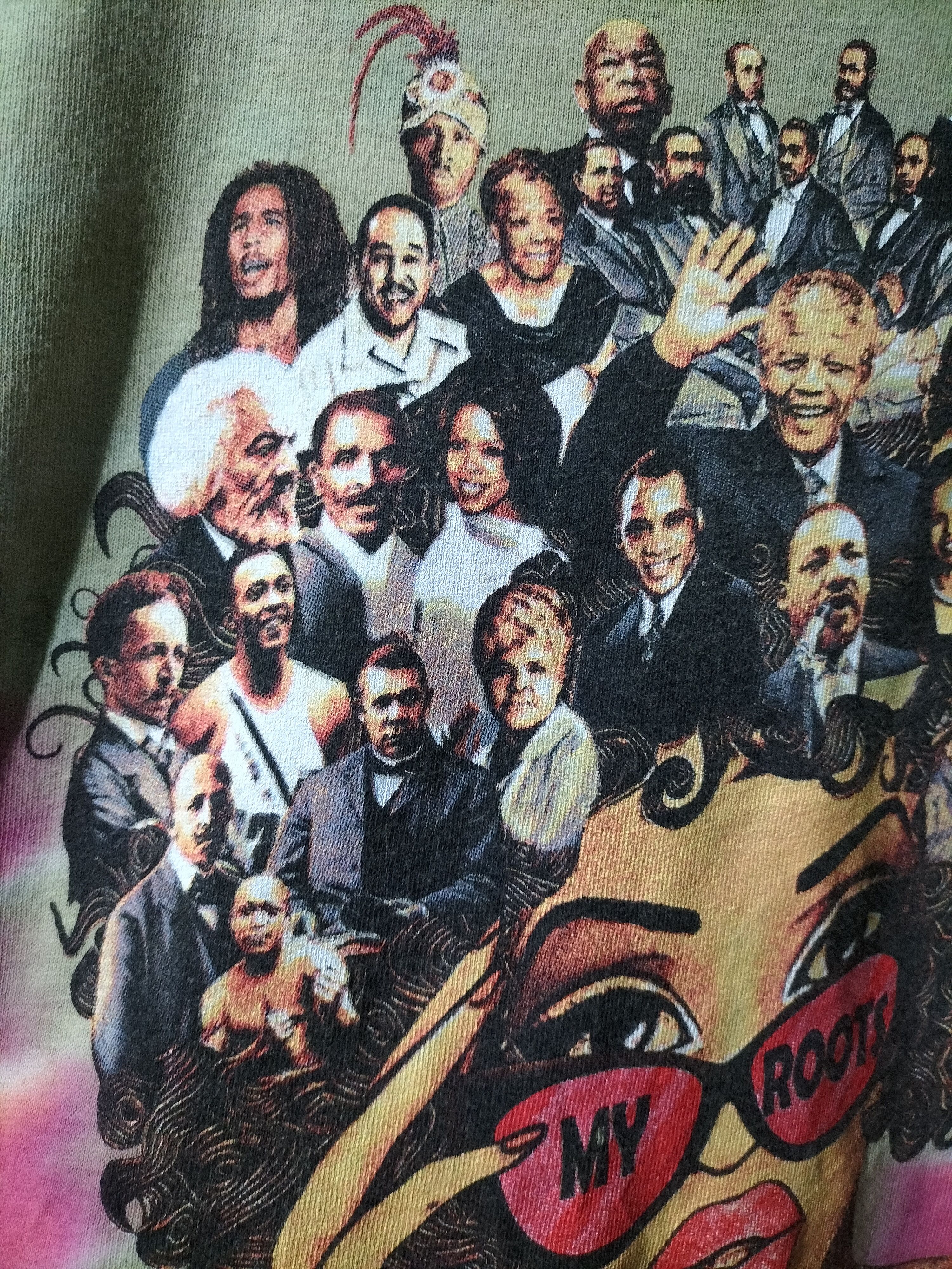Rap Tees Vintage Fashion Black Lives Matter Bob Marley Malcolm x Size US L / EU 52-54 / 3 - 3 Thumbnail