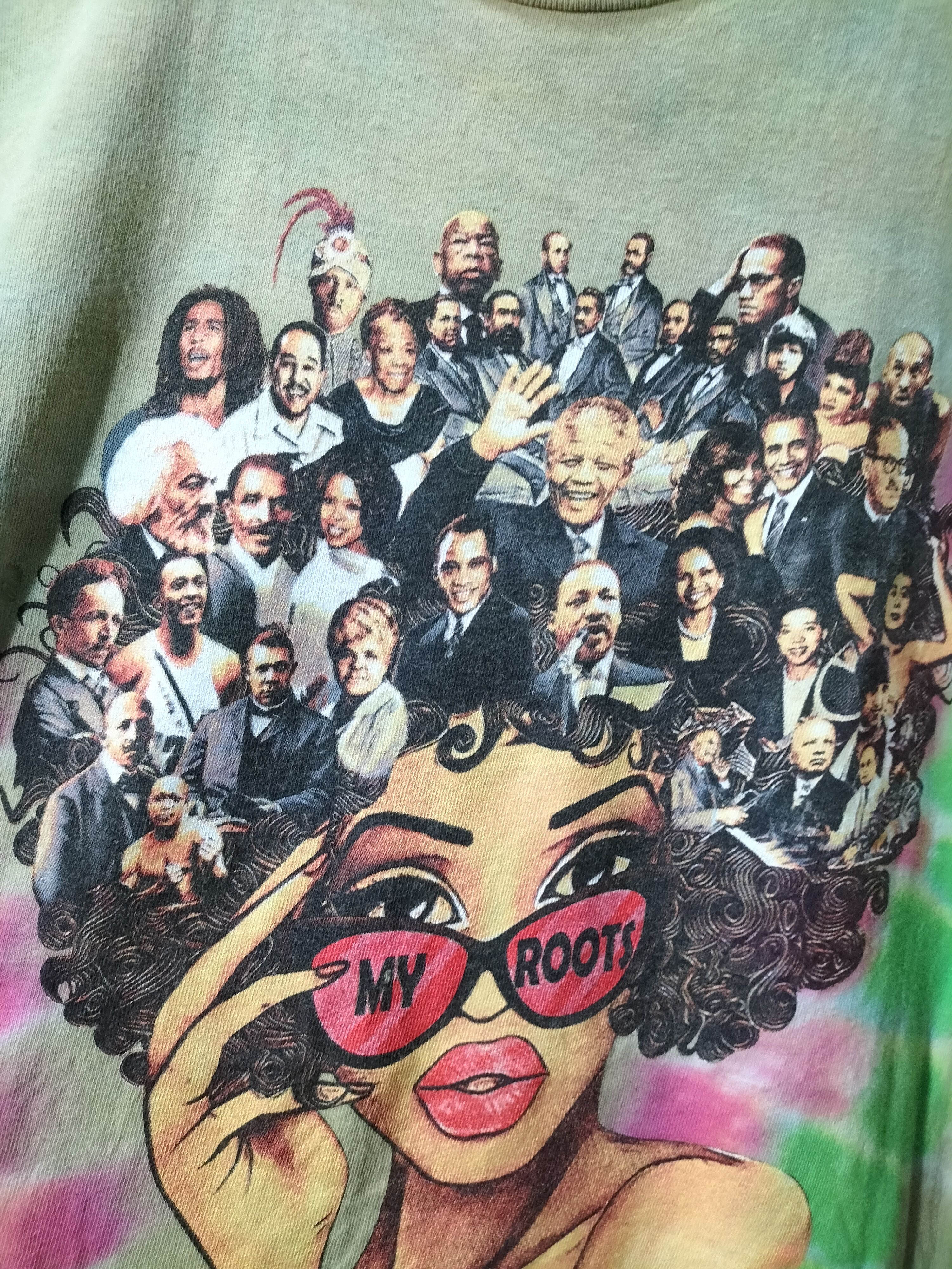 Rap Tees Vintage Fashion Black Lives Matter Bob Marley Malcolm x Size US L / EU 52-54 / 3 - 5 Thumbnail