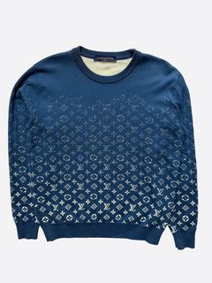 Louis Vuitton 2018 LV Monogram Cardigan w/ Tags - Blue Sweaters