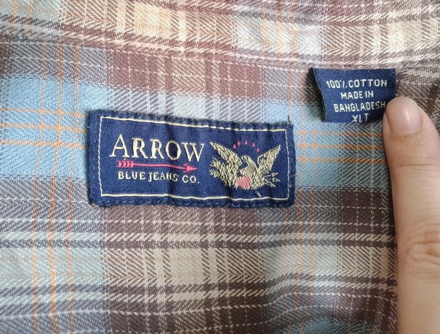Arrow × Flannel Very Rare item Arrow Checked Flannel Brown Colour Size US XL / EU 56 / 4 - 3 Thumbnail