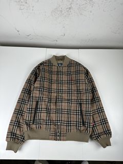 Stussy Plaid Bomber | Grailed