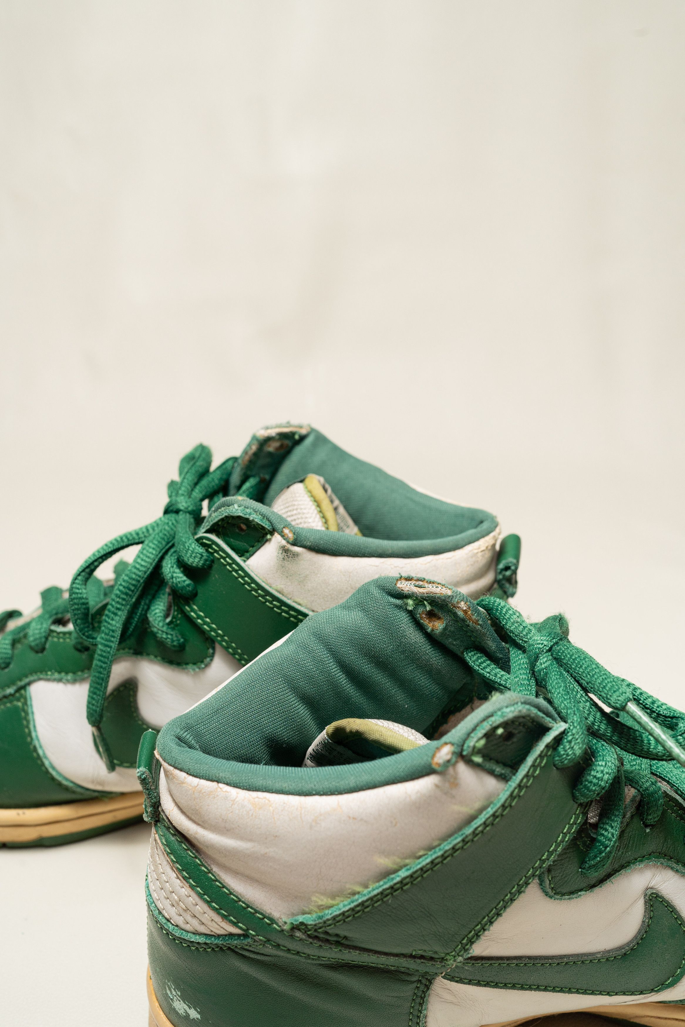 Nike × Vintage Nike 2003 Clover Celtic Green Dunk High Size US 8.5 / EU 41-42 - 8 Thumbnail