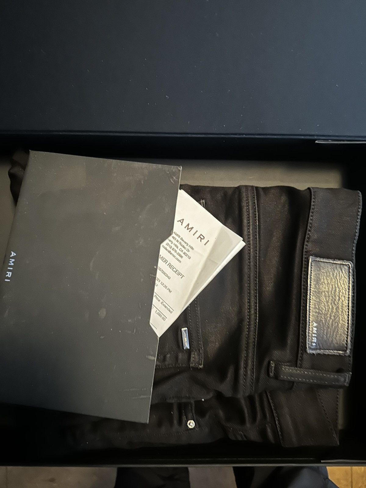 Amiri Black Mx1 Jeans