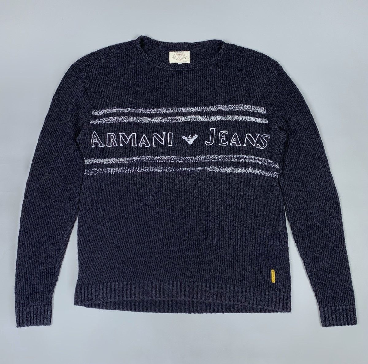 Vintage 90's ARMANI JEANS Giorgio Armani Knit Sweater Size L