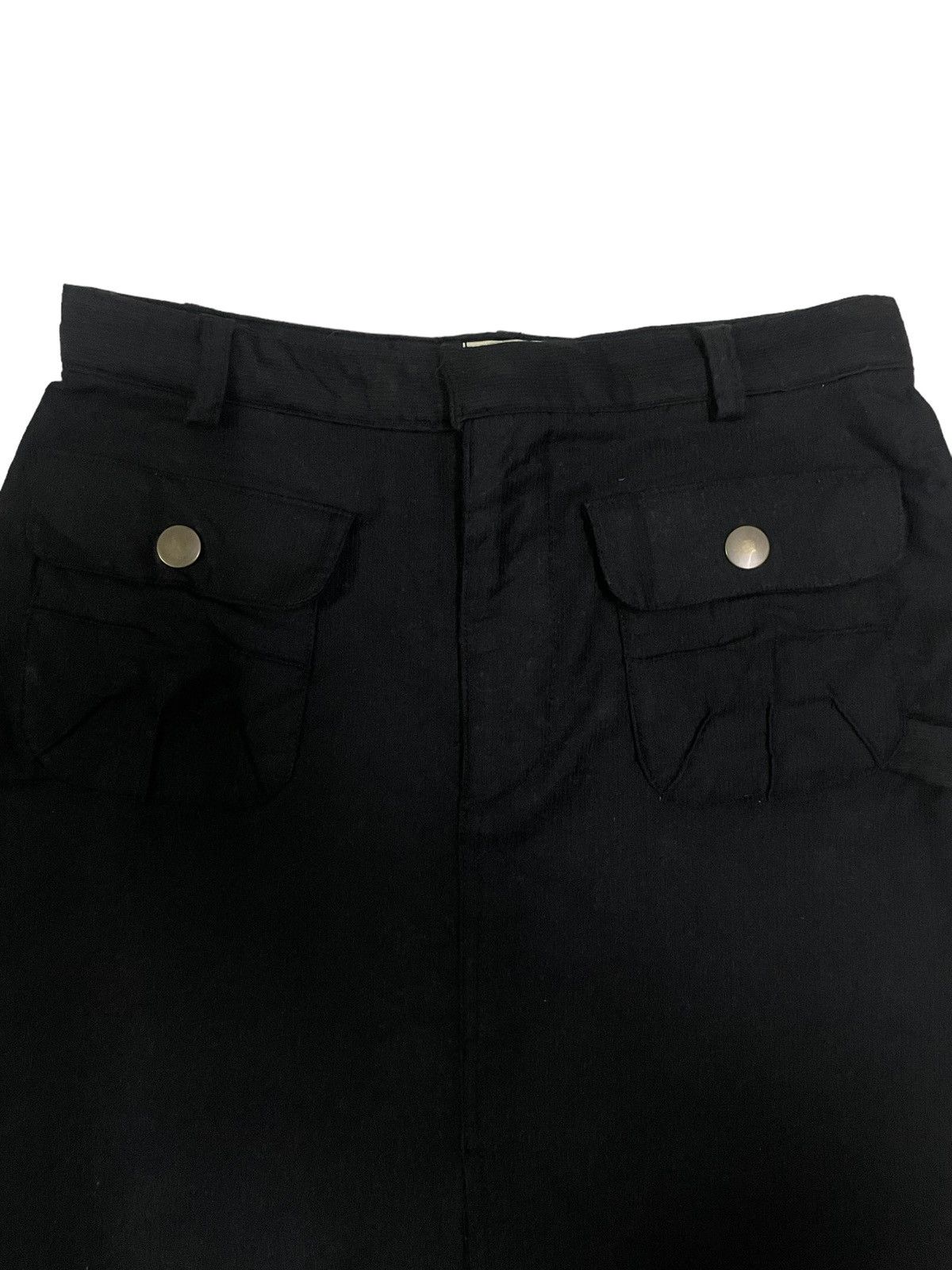 Japanese Brand Goth Wear Buckle/Multipocket Bondage Style Mini Skirt Size 25" / US 0 / IT 36 - 4 Thumbnail