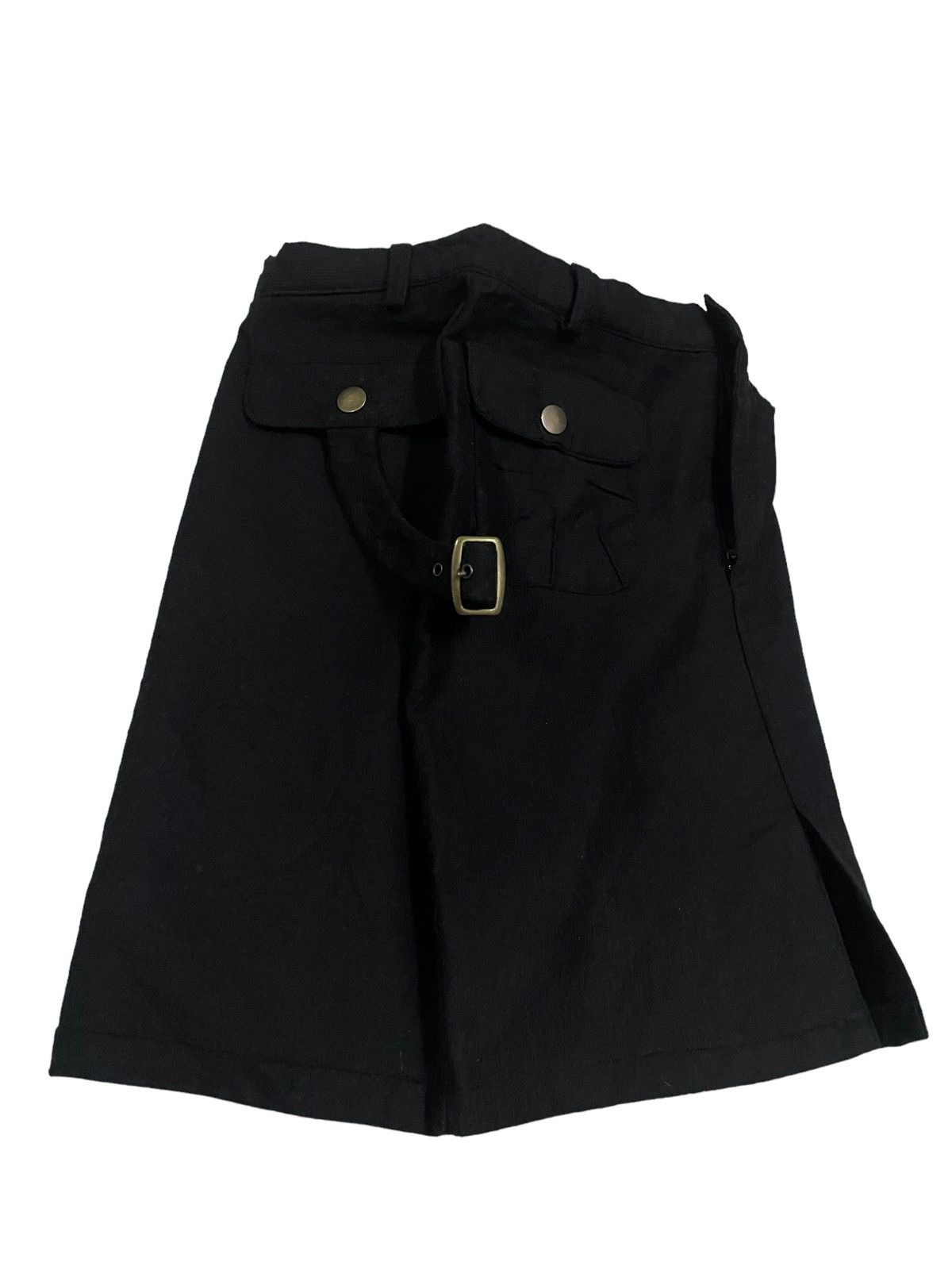 Japanese Brand Goth Wear Buckle/Multipocket Bondage Style Mini Skirt Size 25" / US 0 / IT 36 - 15 Thumbnail