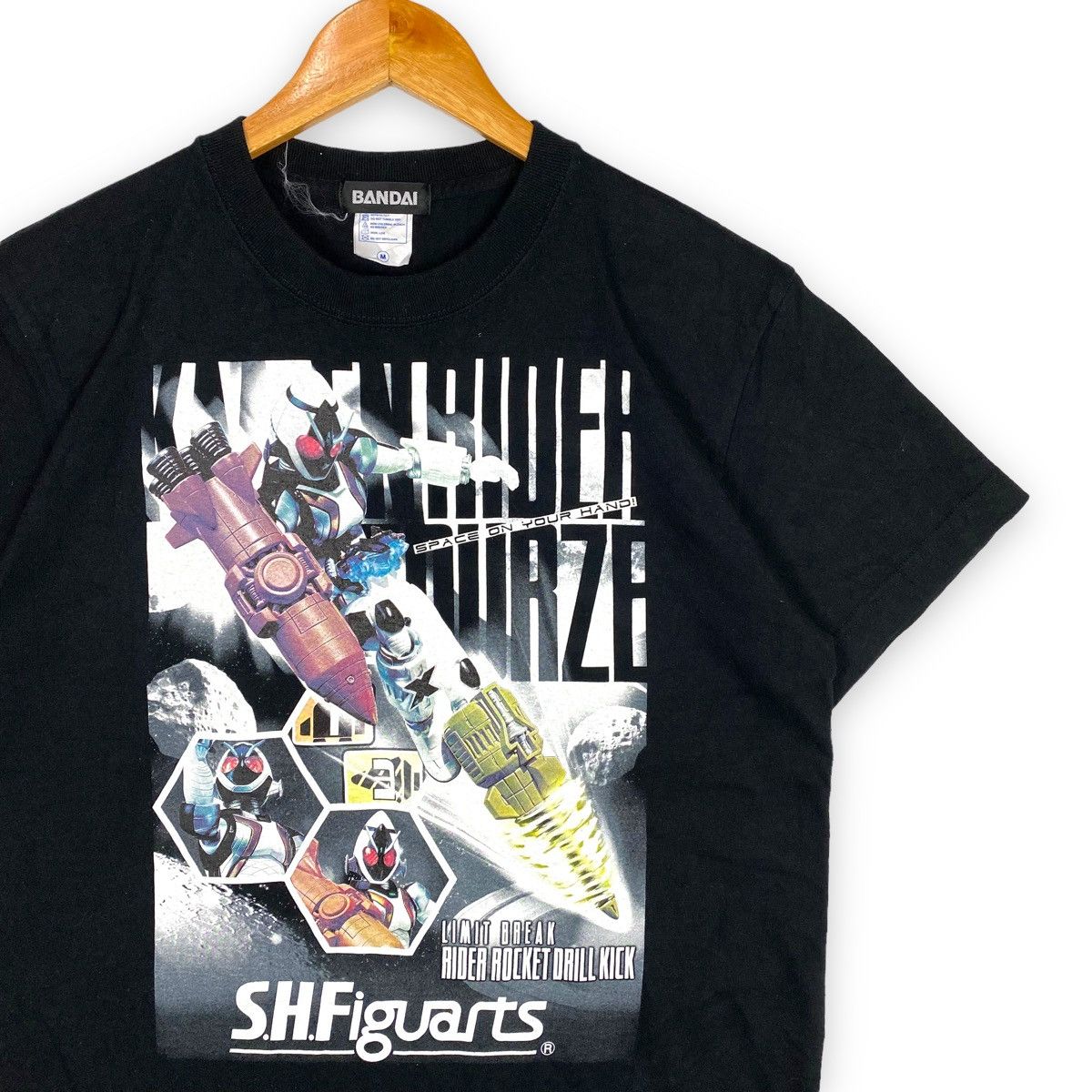 Japanese Brand MASKED RIDER FOURZE Bandai Kamen Rider Fourze Graphic Tee Size US M / EU 48-50 / 2 - 2 Thumbnail
