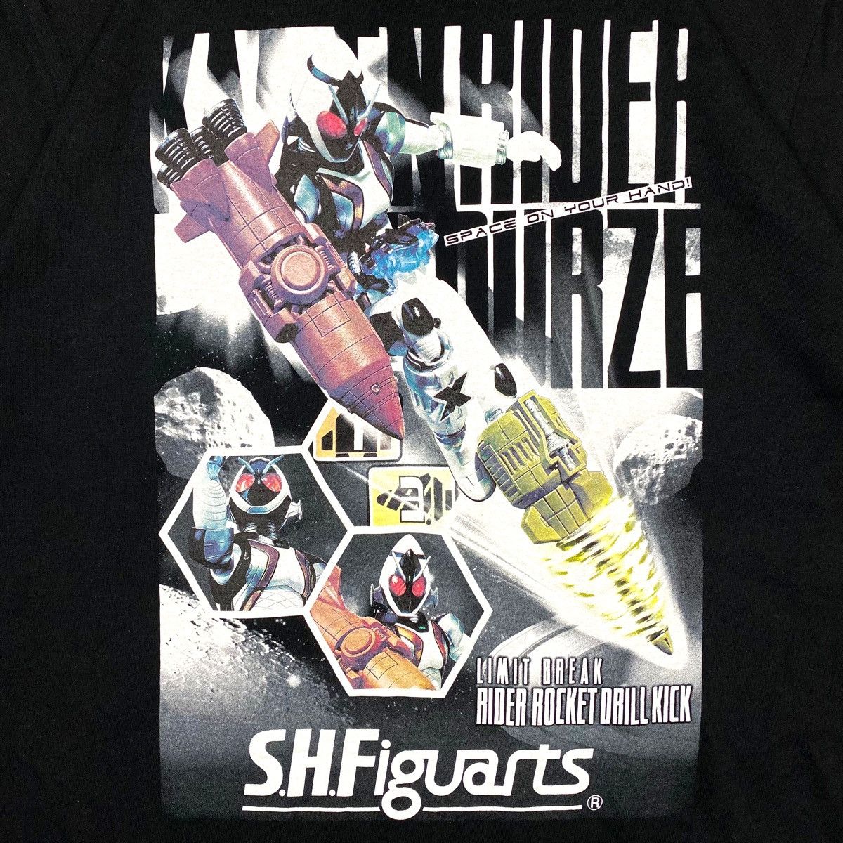 Japanese Brand MASKED RIDER FOURZE Bandai Kamen Rider Fourze Graphic Tee Size US M / EU 48-50 / 2 - 3 Thumbnail