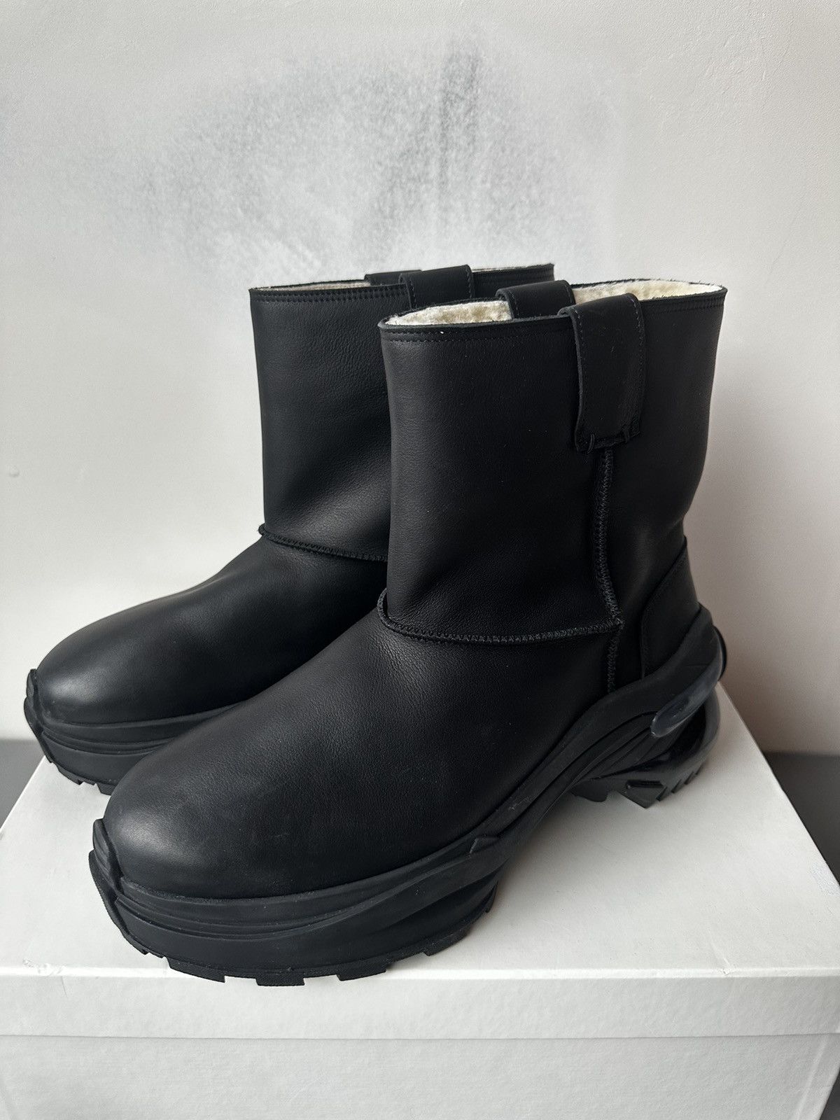 maison margiela fur boots