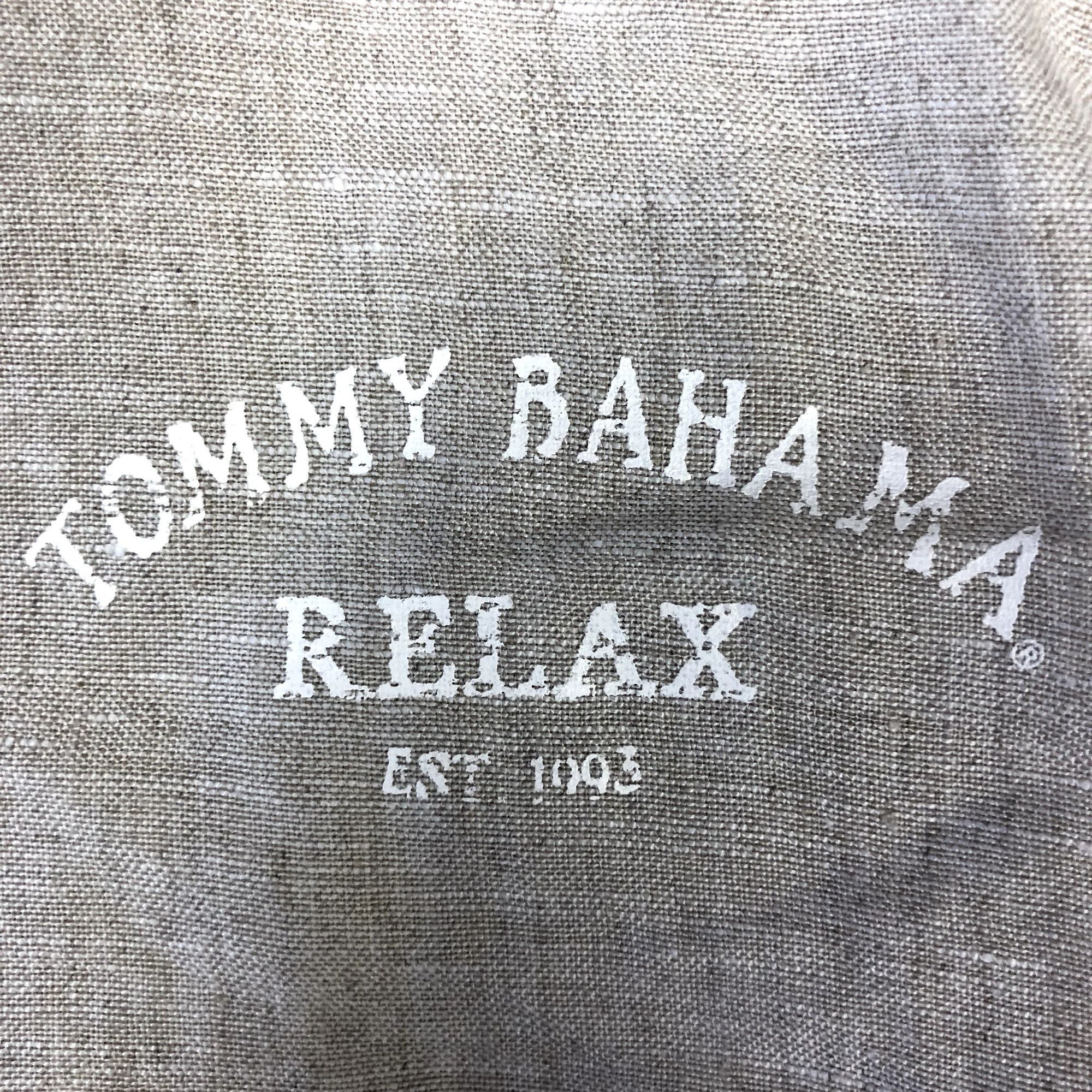 Tommy Bahama Relax NATURAL 100% LINEN TROPICAL Island Shirt
