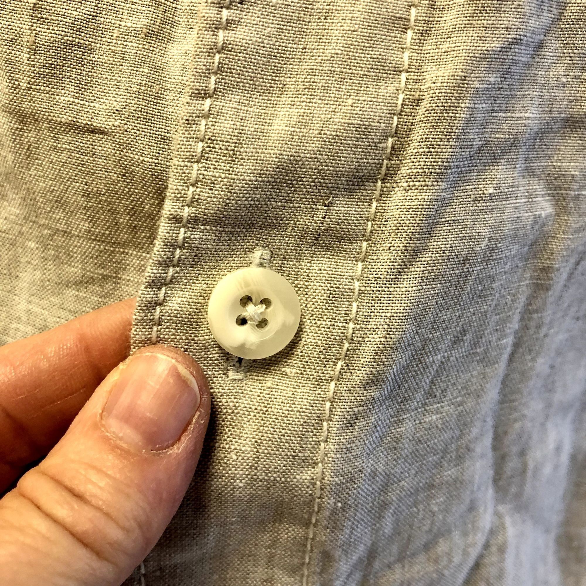 Tommy Bahama Relax NATURAL 100% LINEN TROPICAL Island Shirt