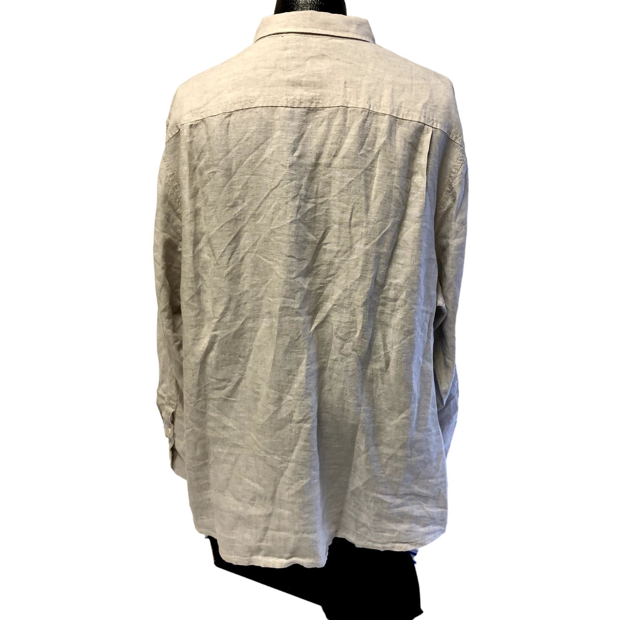 Tommy Bahama Relax NATURAL 100% LINEN TROPICAL Island Shirt