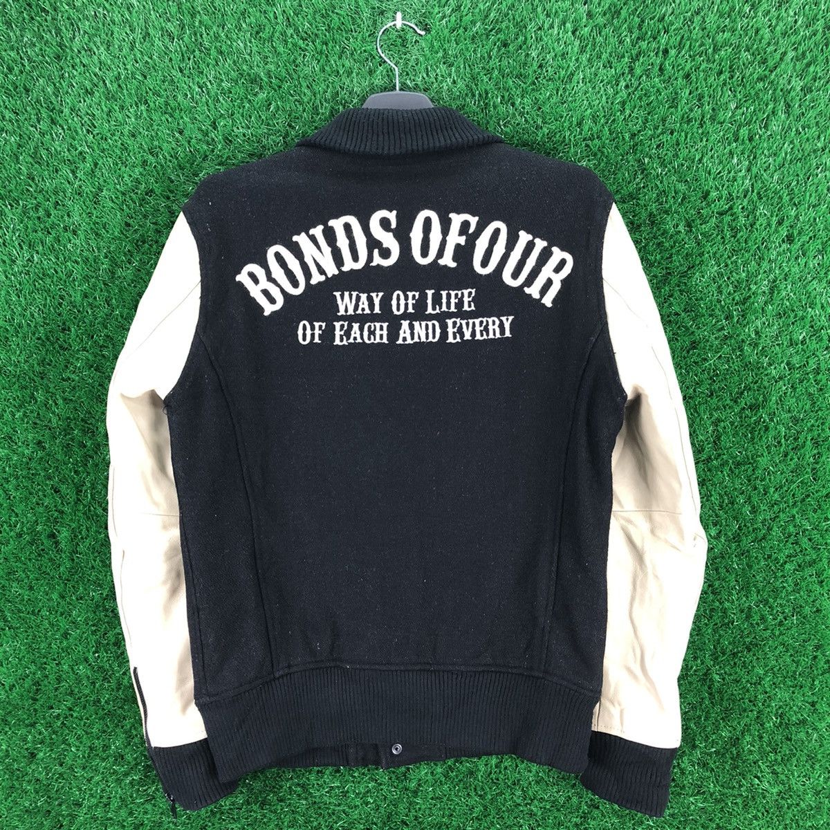 JACKROSE Vintage 90's Jackrose Varsity Jacket Wool Leather Sleeve Size US S / EU 44-46 / 1 - 4 Thumbnail