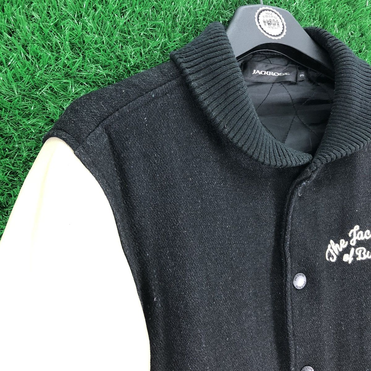 JACKROSE Vintage 90's Jackrose Varsity Jacket Wool Leather Sleeve Size US S / EU 44-46 / 1 - 2 Thumbnail