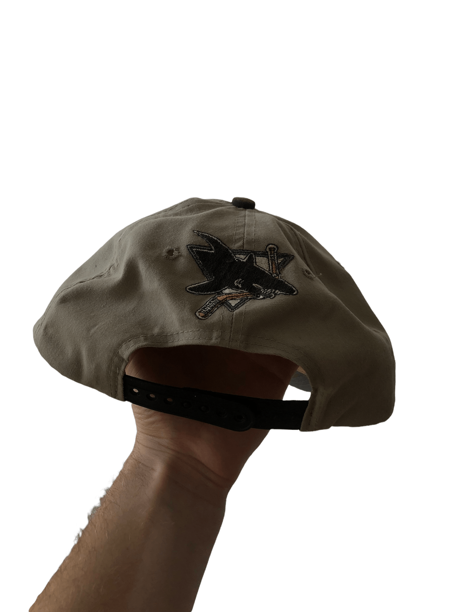 NHL × Vintage Vintage San Jose Sharks Snapback Hat Cap 90s NHL Hockey Size ONE SIZE - 6 Thumbnail