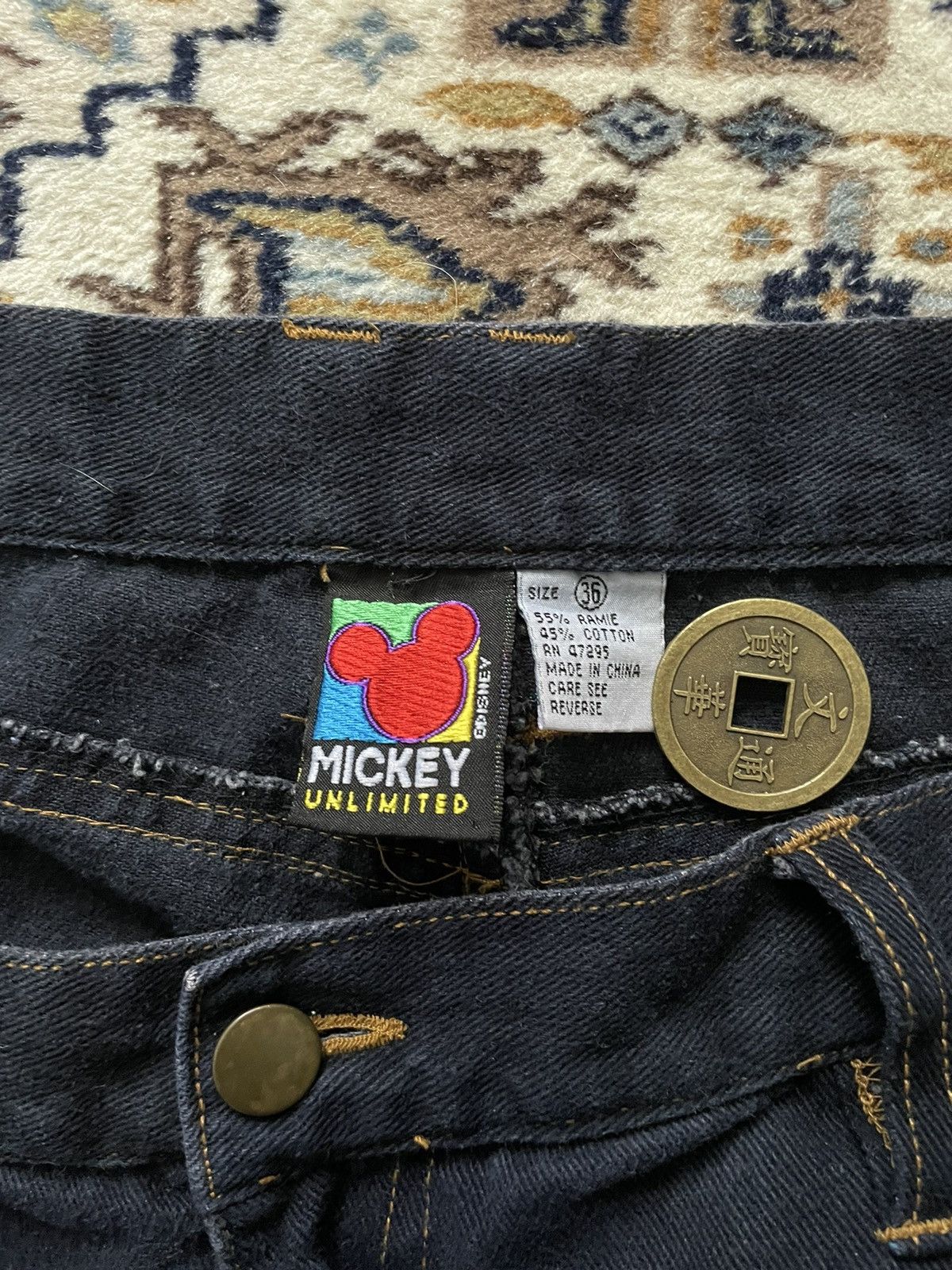 Mickey Unlimited × Vintage Vintage Mickey Unlimited Jean Shorts Size US 32 / EU 48 - 5 Thumbnail