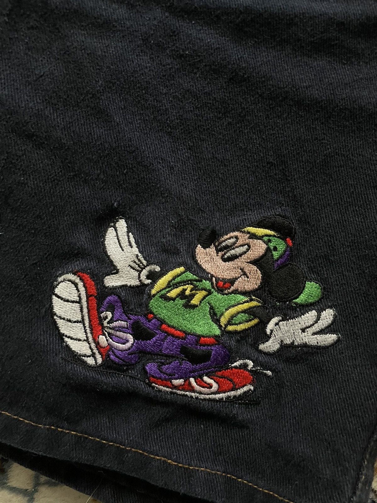 Mickey Unlimited × Vintage Vintage Mickey Unlimited Jean Shorts Size US 32 / EU 48 - 3 Thumbnail