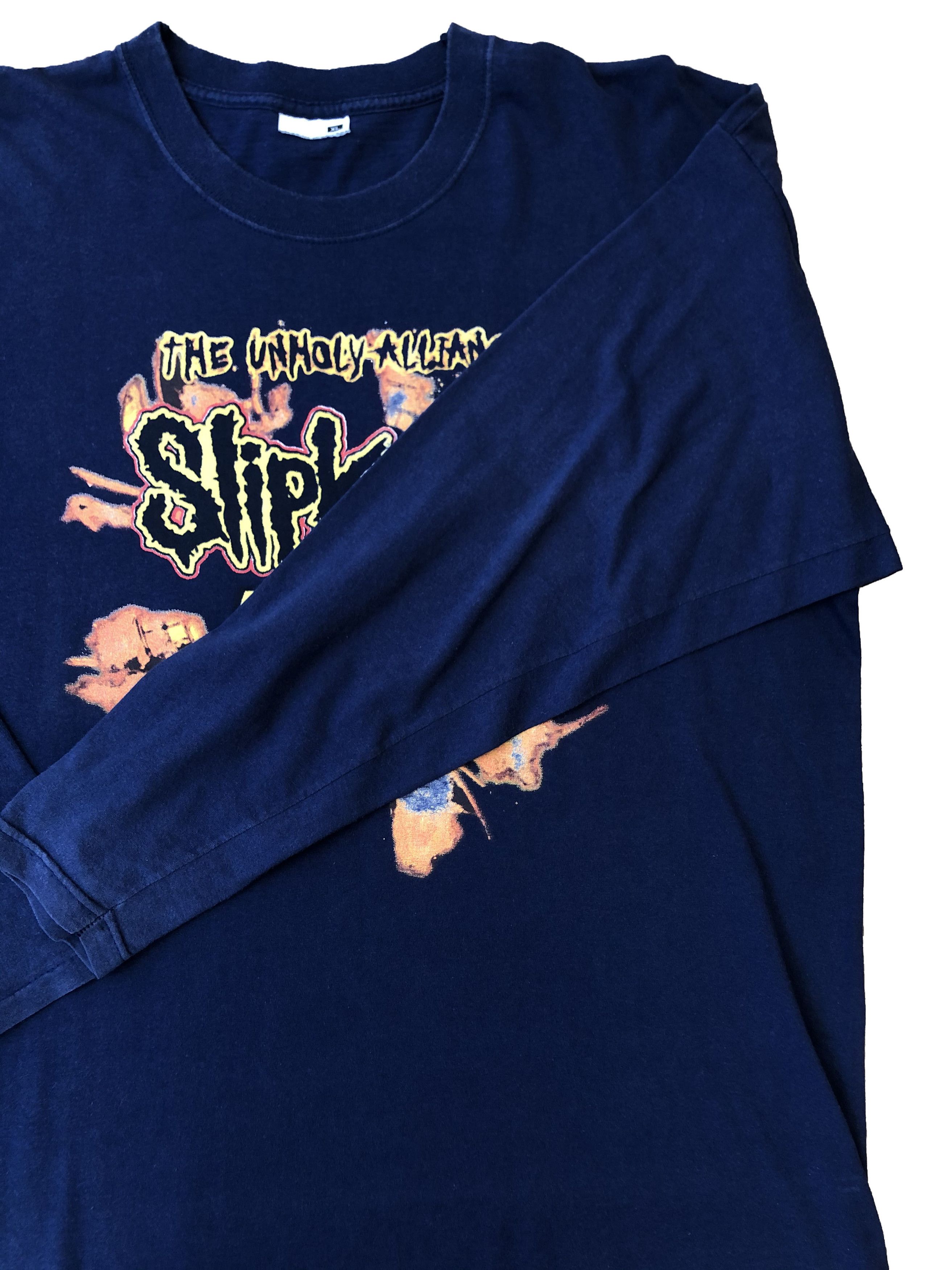 Band Tees 2004 Slipknot Long Sleeve Shirt Tee Rare Y2K Hype Band Size US XL / EU 56 / 4 - 3 Thumbnail