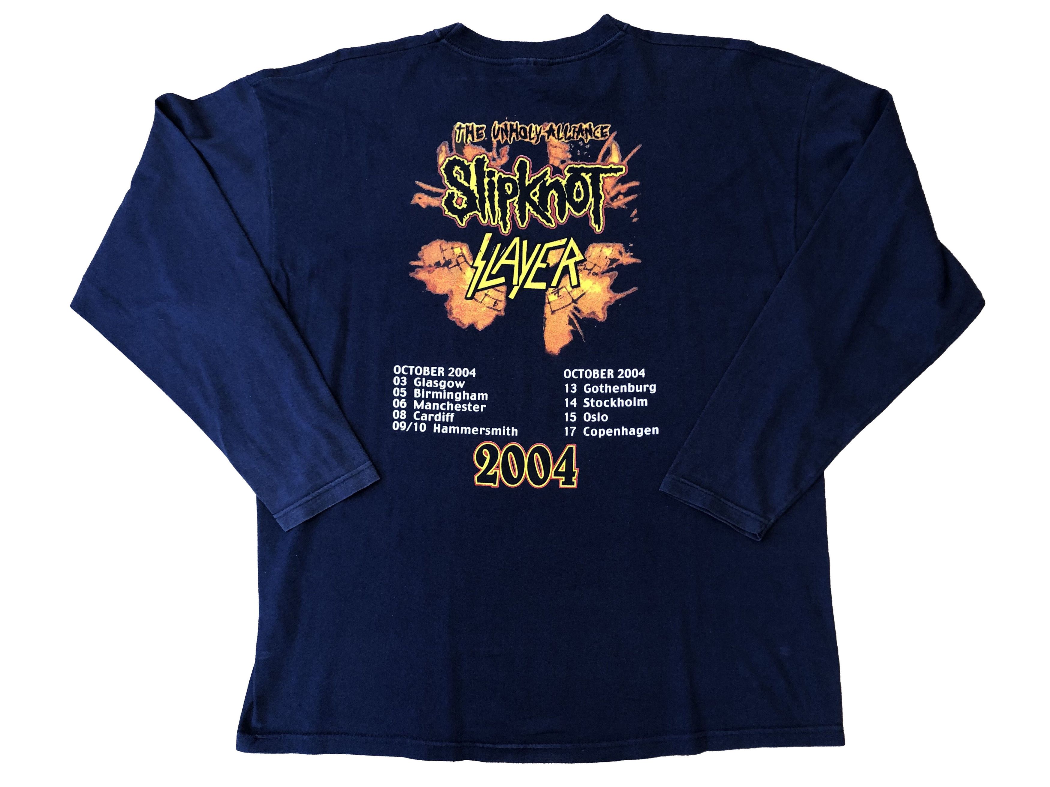 Band Tees 2004 Slipknot Long Sleeve Shirt Tee Rare Y2K Hype Band Size US XL / EU 56 / 4 - 2 Thumbnail