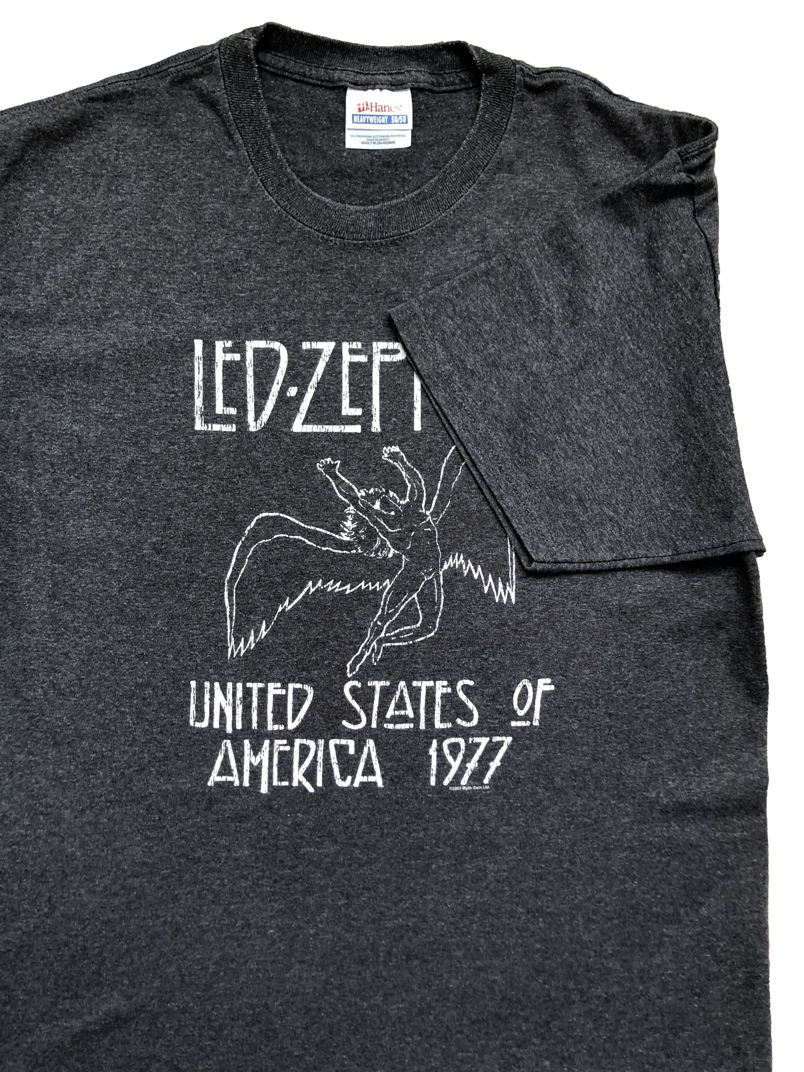 Band Tees Vintage Led Zeppelin 2003 Band Tee Shirt Y2K Hype Rare Size US M / EU 48-50 / 2 - 2 Thumbnail