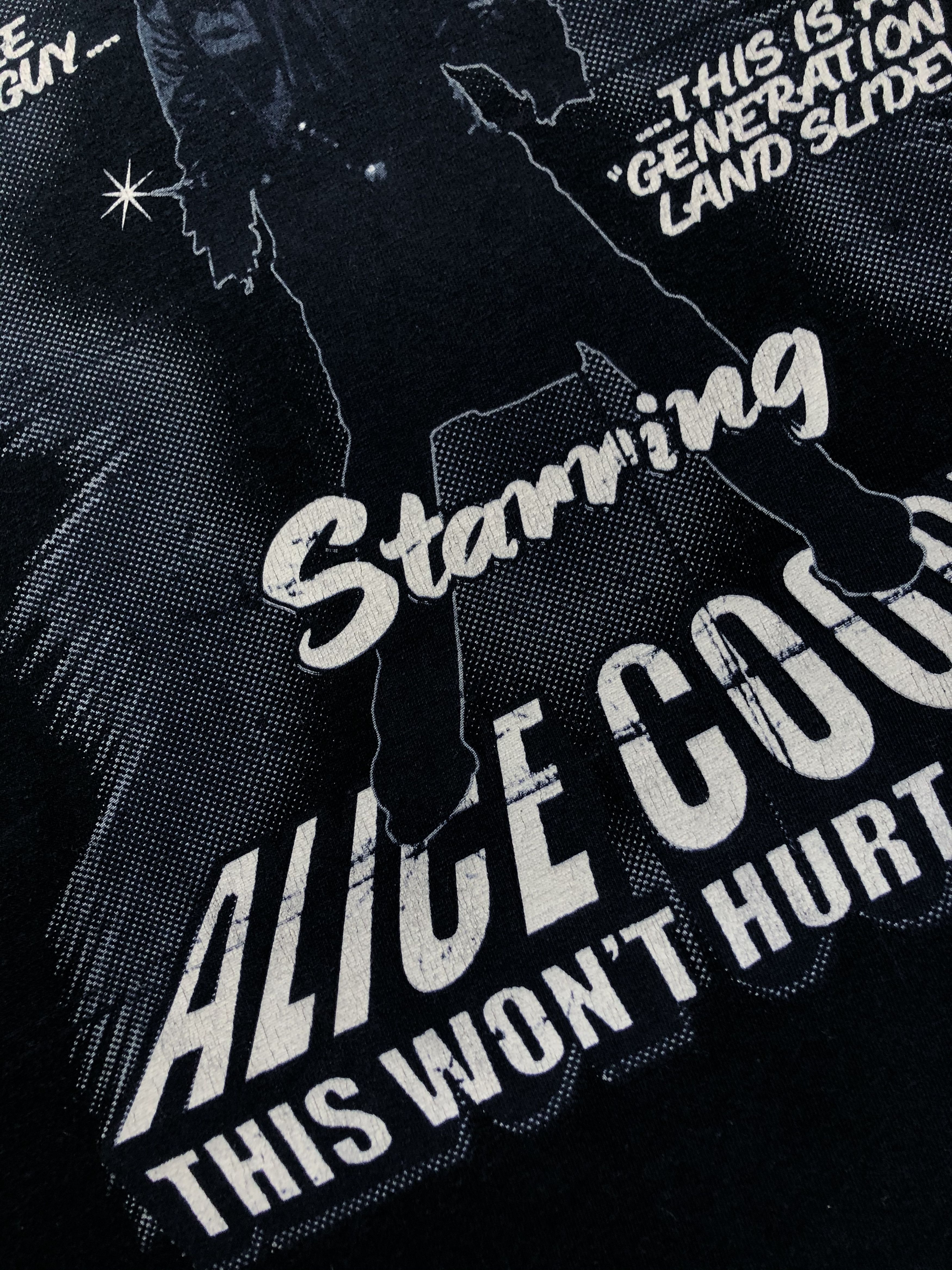 Band Tees × Vintage Vintage Alice Cooper Band Tee Shirt Rare Hype Y2K Drill Size US M / EU 48-50 / 2 - 7 Thumbnail