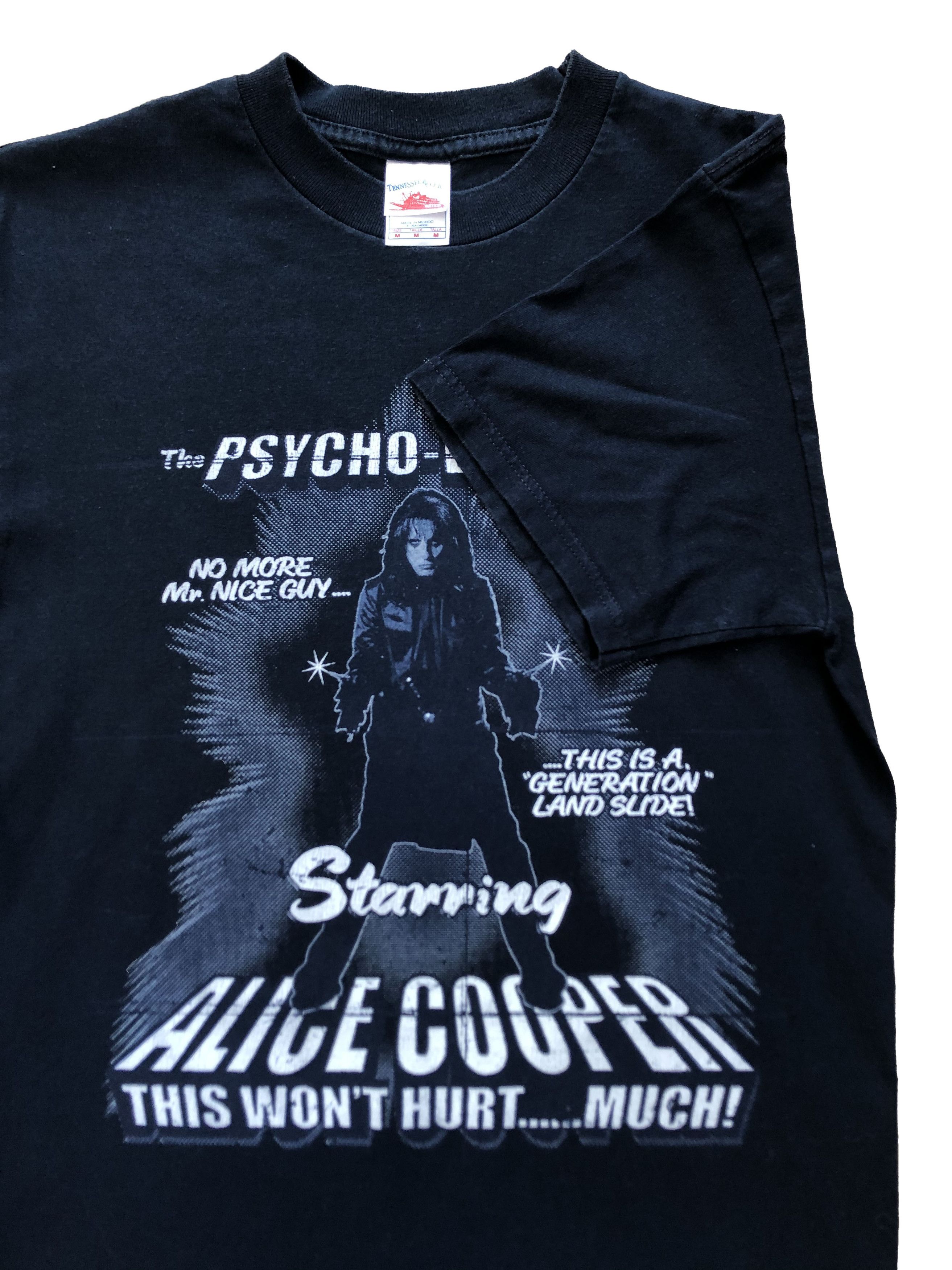 Band Tees × Vintage Vintage Alice Cooper Band Tee Shirt Rare Hype Y2K Drill Size US M / EU 48-50 / 2 - 3 Thumbnail