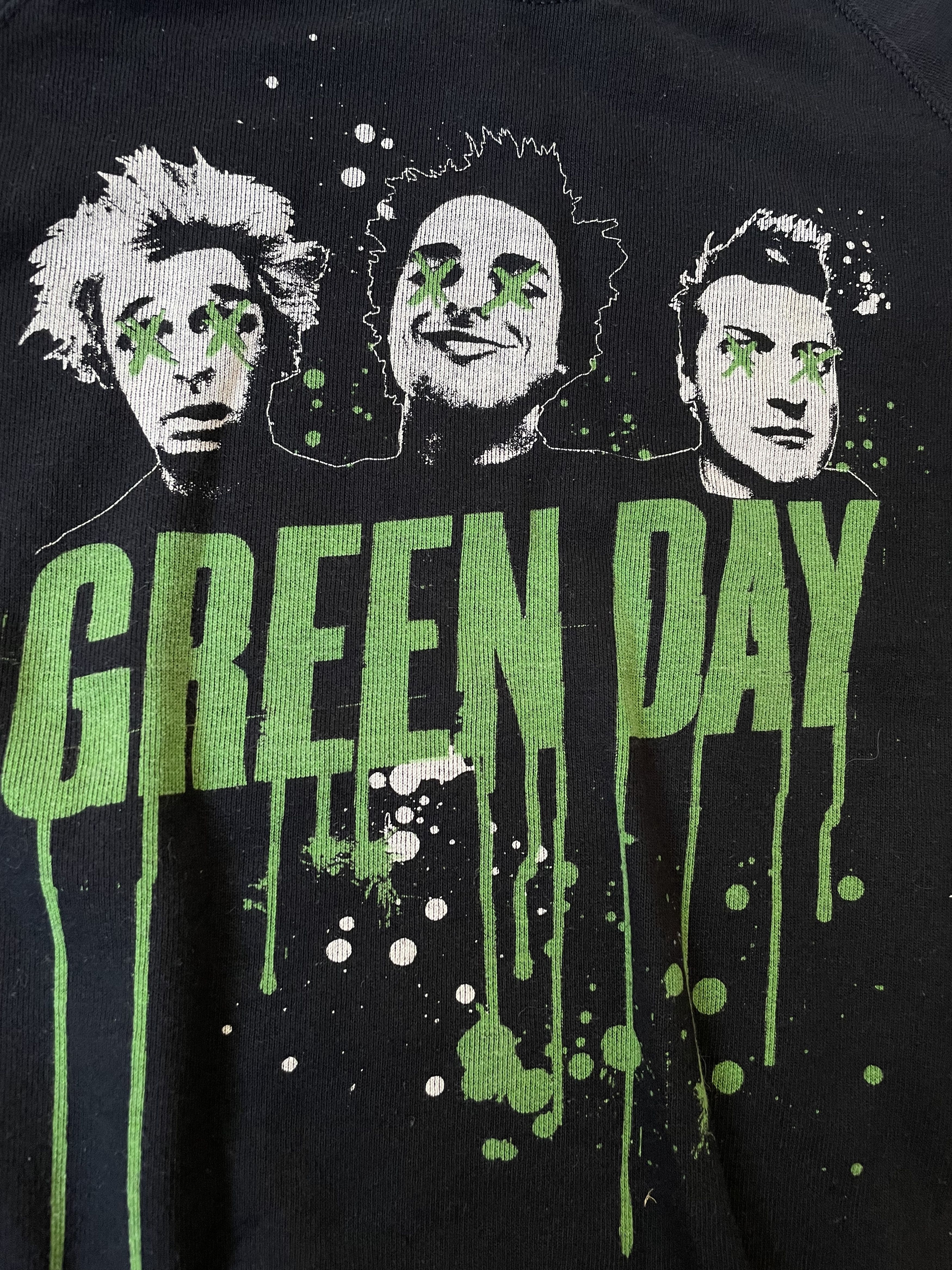 Band Tees × Vintage Vintage Green Day Sweatshirt Rare Band Y2K Hype Drill Size US S / EU 44-46 / 1 - 3 Thumbnail