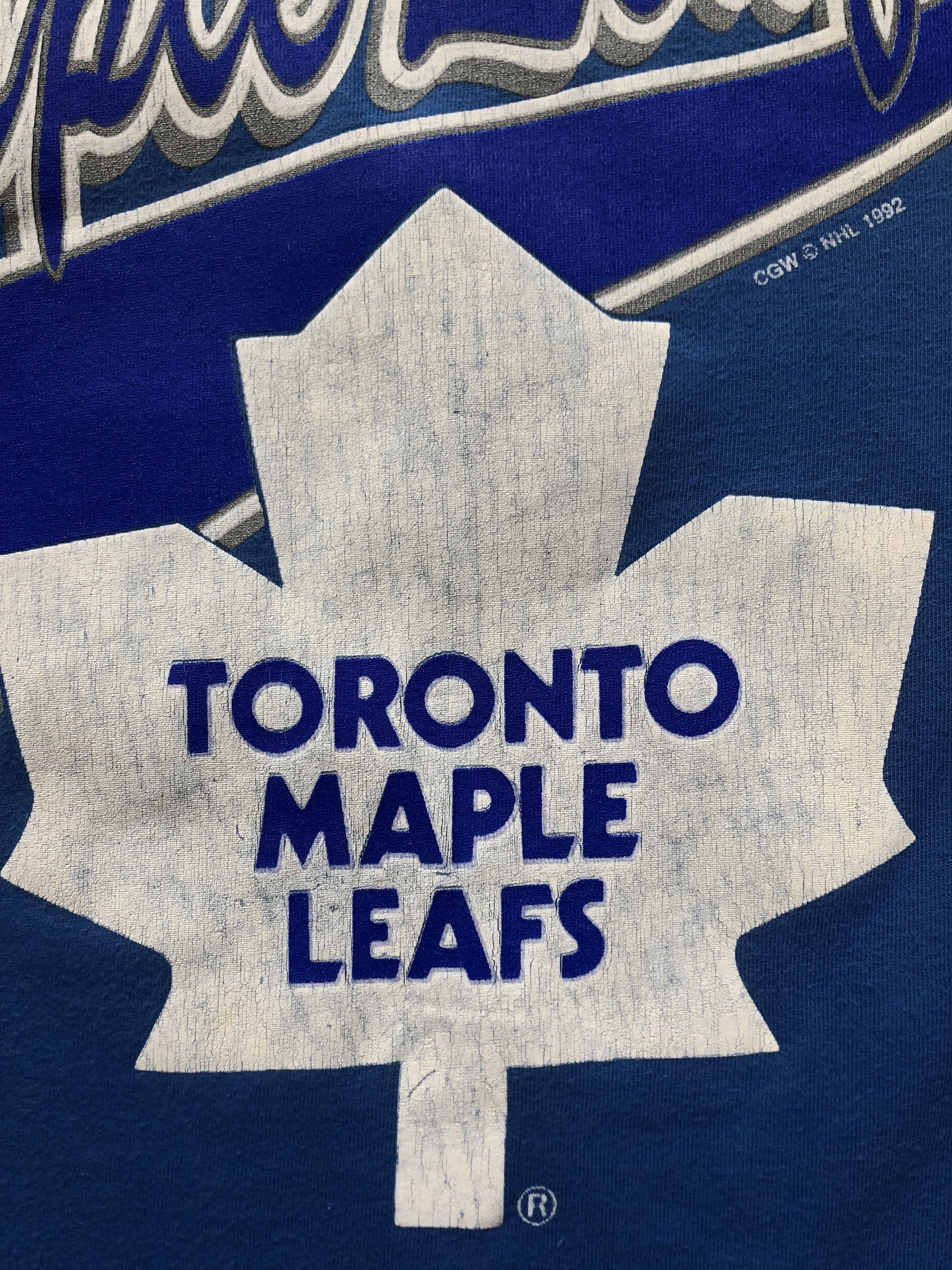 NHL Vintage Toronto Maple Leafs NHL Tee 1992 Canada Shirt Size US L / EU 52-54 / 3 - 8 Thumbnail