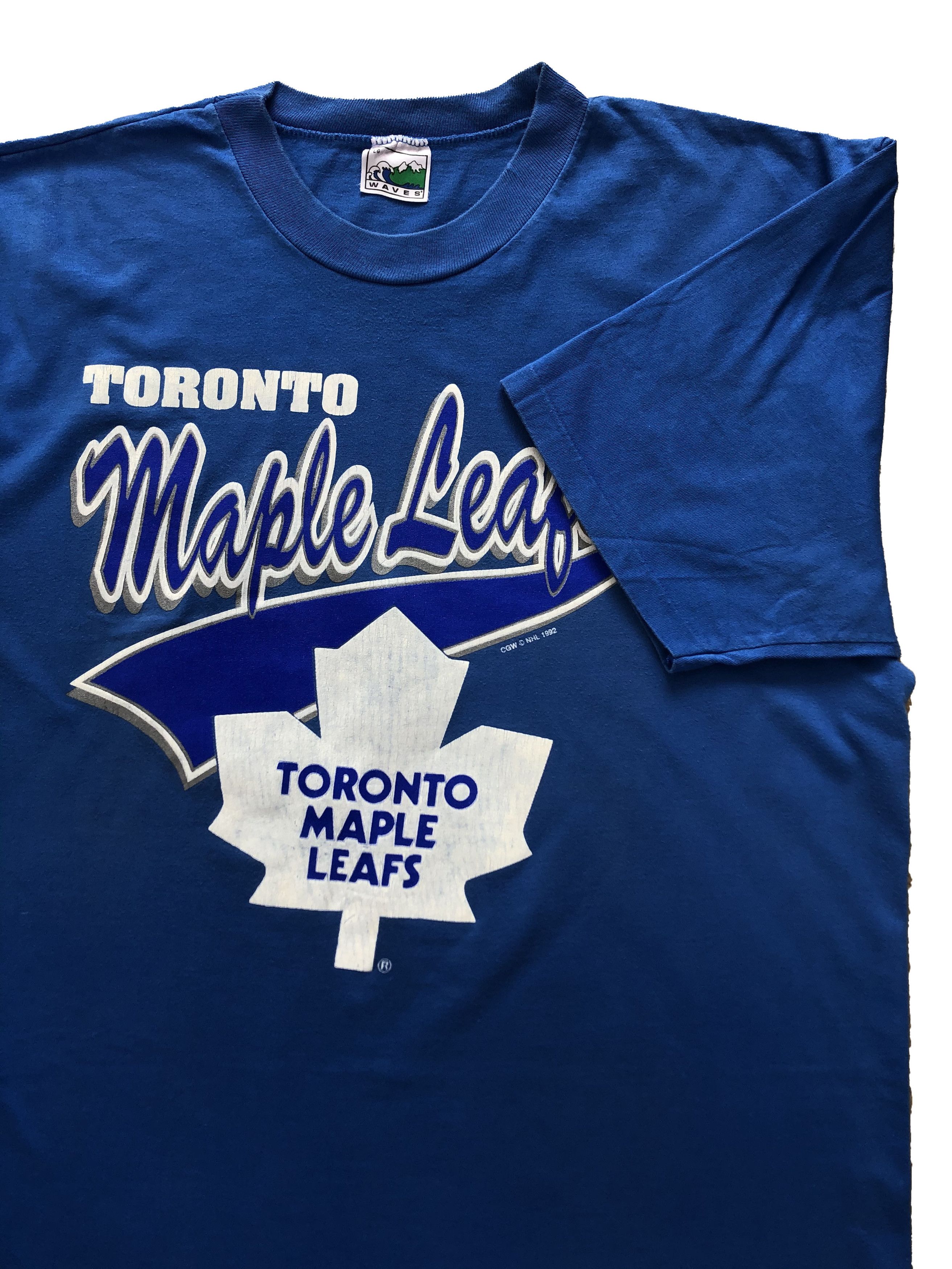 NHL Vintage Toronto Maple Leafs NHL Tee 1992 Canada Shirt Size US L / EU 52-54 / 3 - 3 Thumbnail
