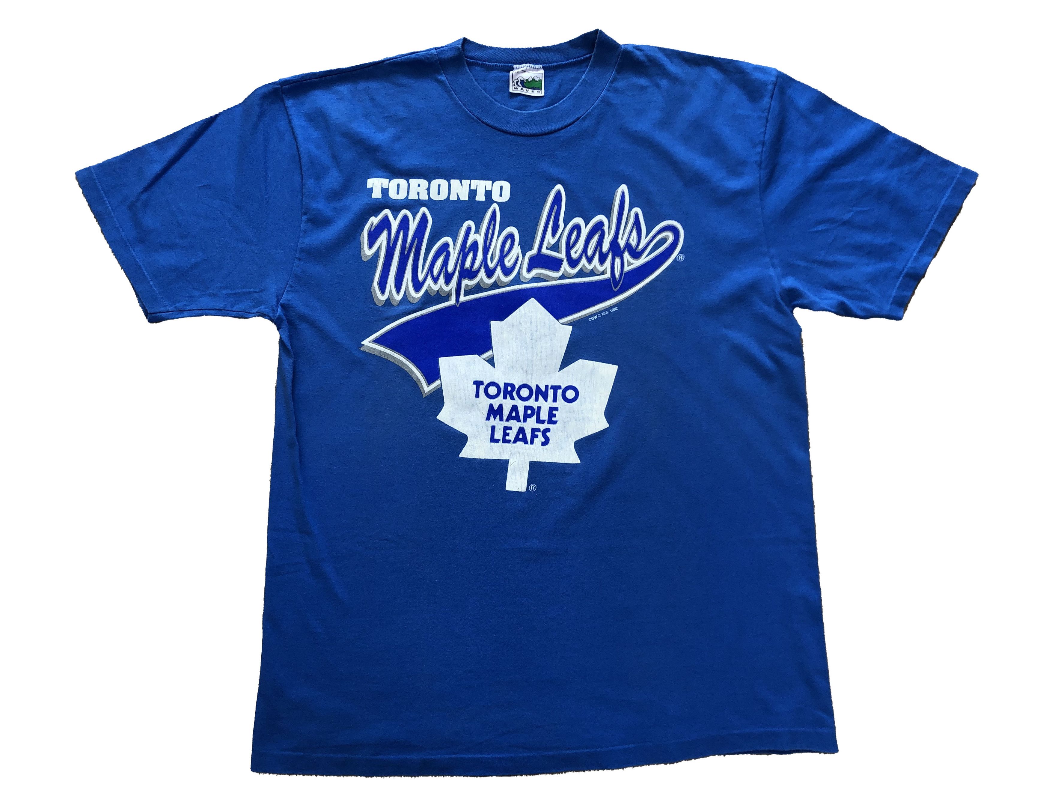 NHL Vintage Toronto Maple Leafs NHL Tee 1992 Canada Shirt Size US L / EU 52-54 / 3 - 1 Thumbnail