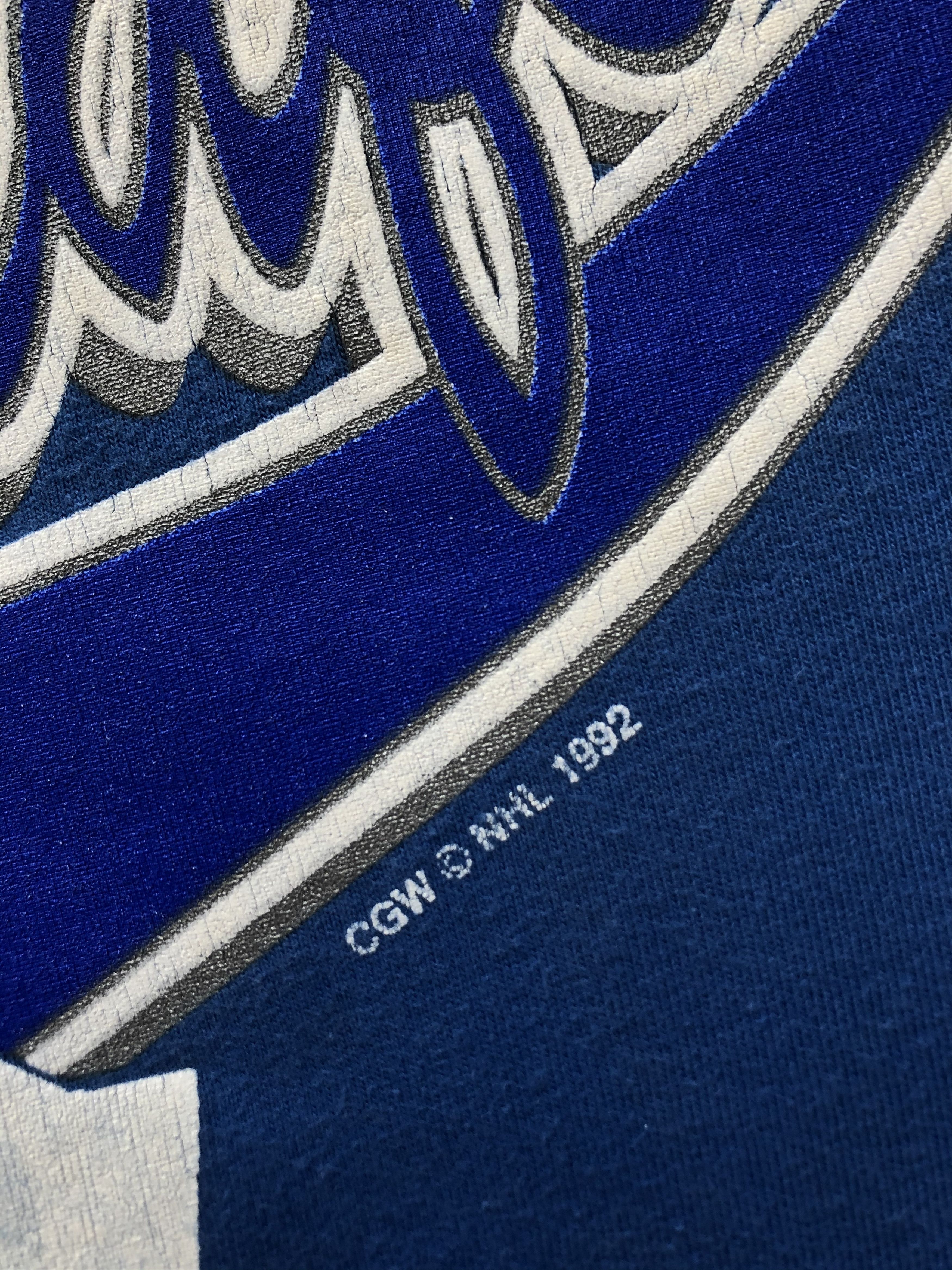 NHL Vintage Toronto Maple Leafs NHL Tee 1992 Canada Shirt Size US L / EU 52-54 / 3 - 5 Thumbnail