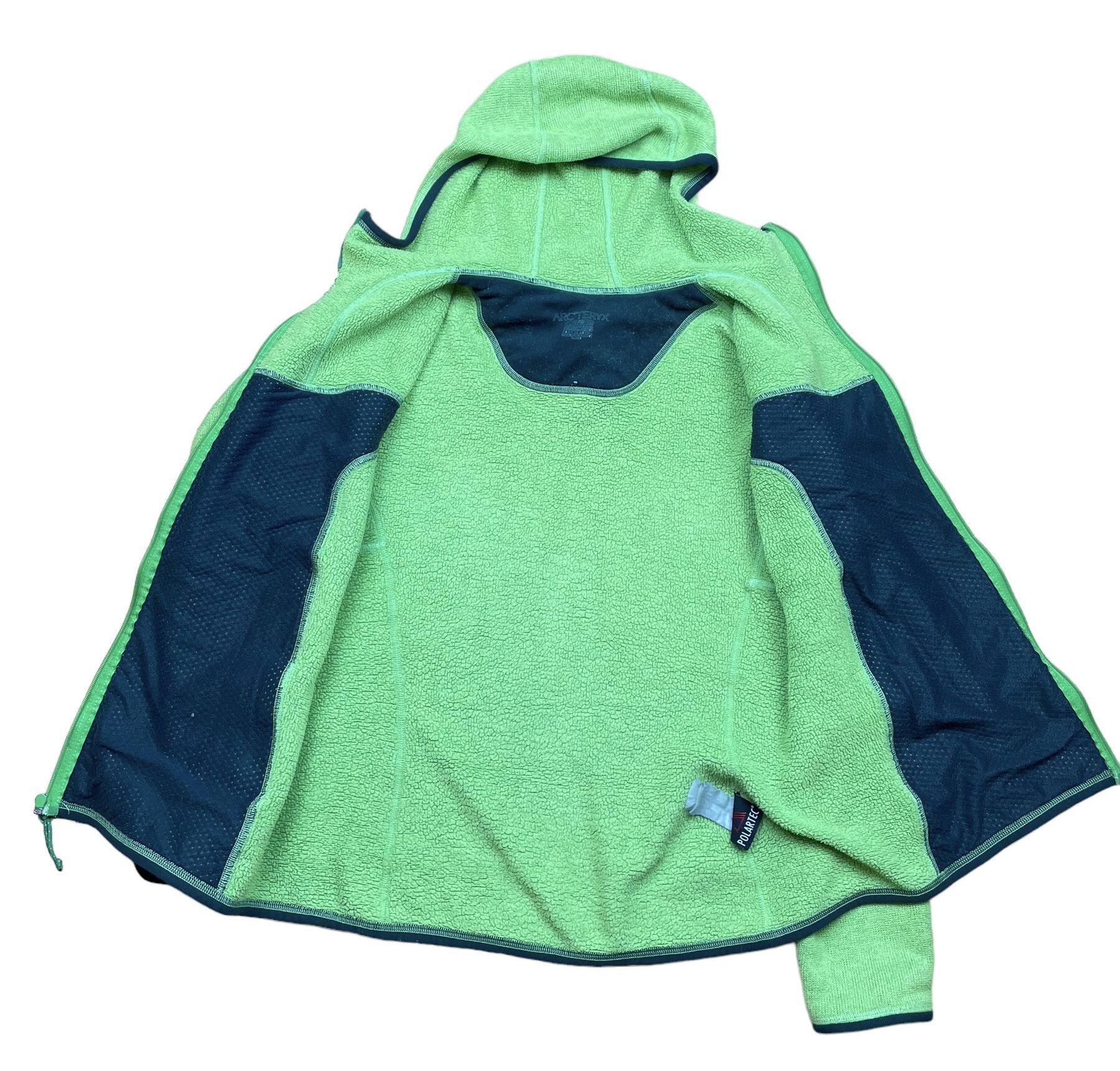 Arc'teryx × Vintage Vintage Arcteryx Polartec Fleece Jacket Full Zip Hoodie Size L / US 10 / IT 46 - 2 Thumbnail
