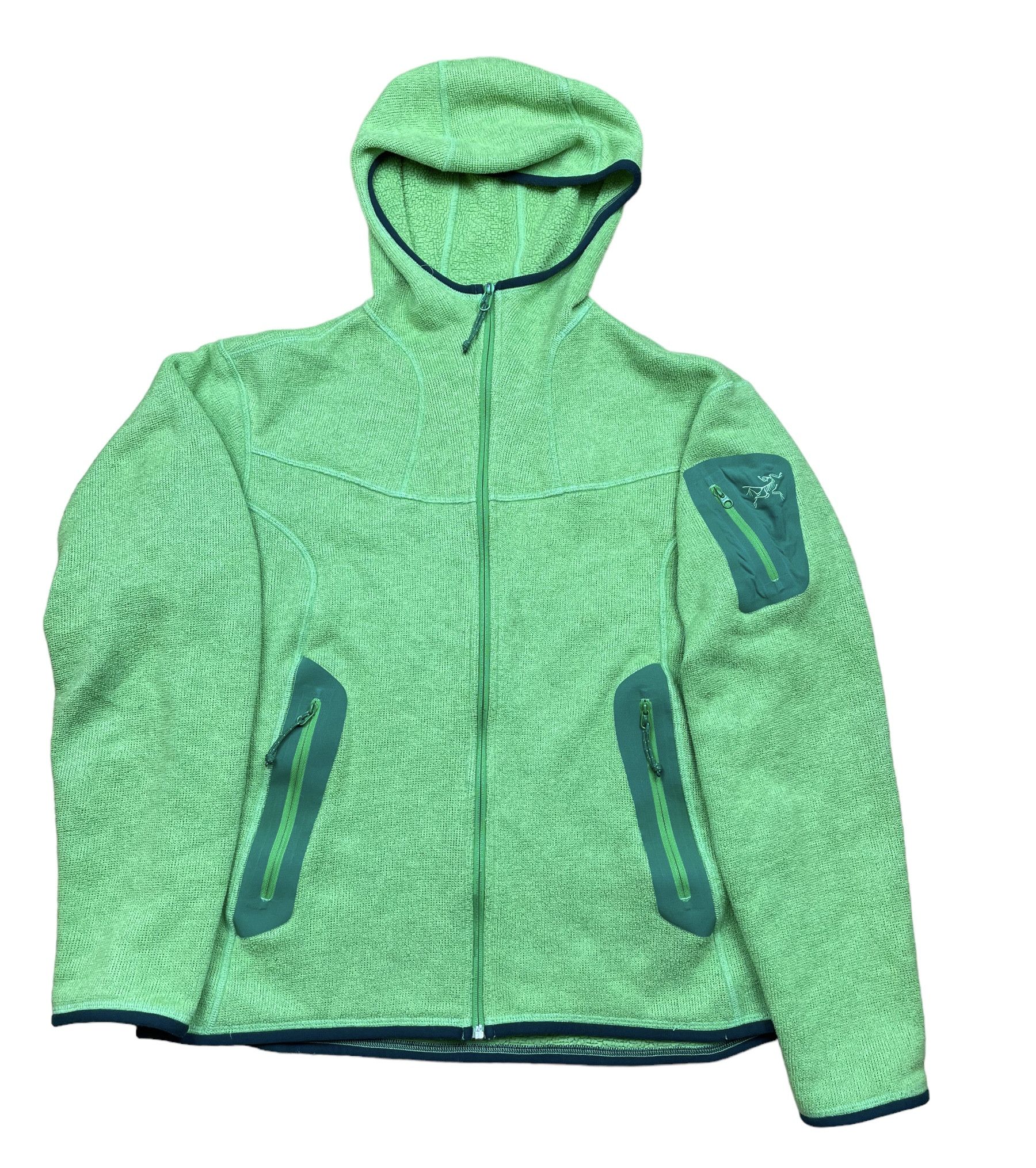 Vintage Arcteryx Polartec Fleece Jacket Full Zip Hoodie