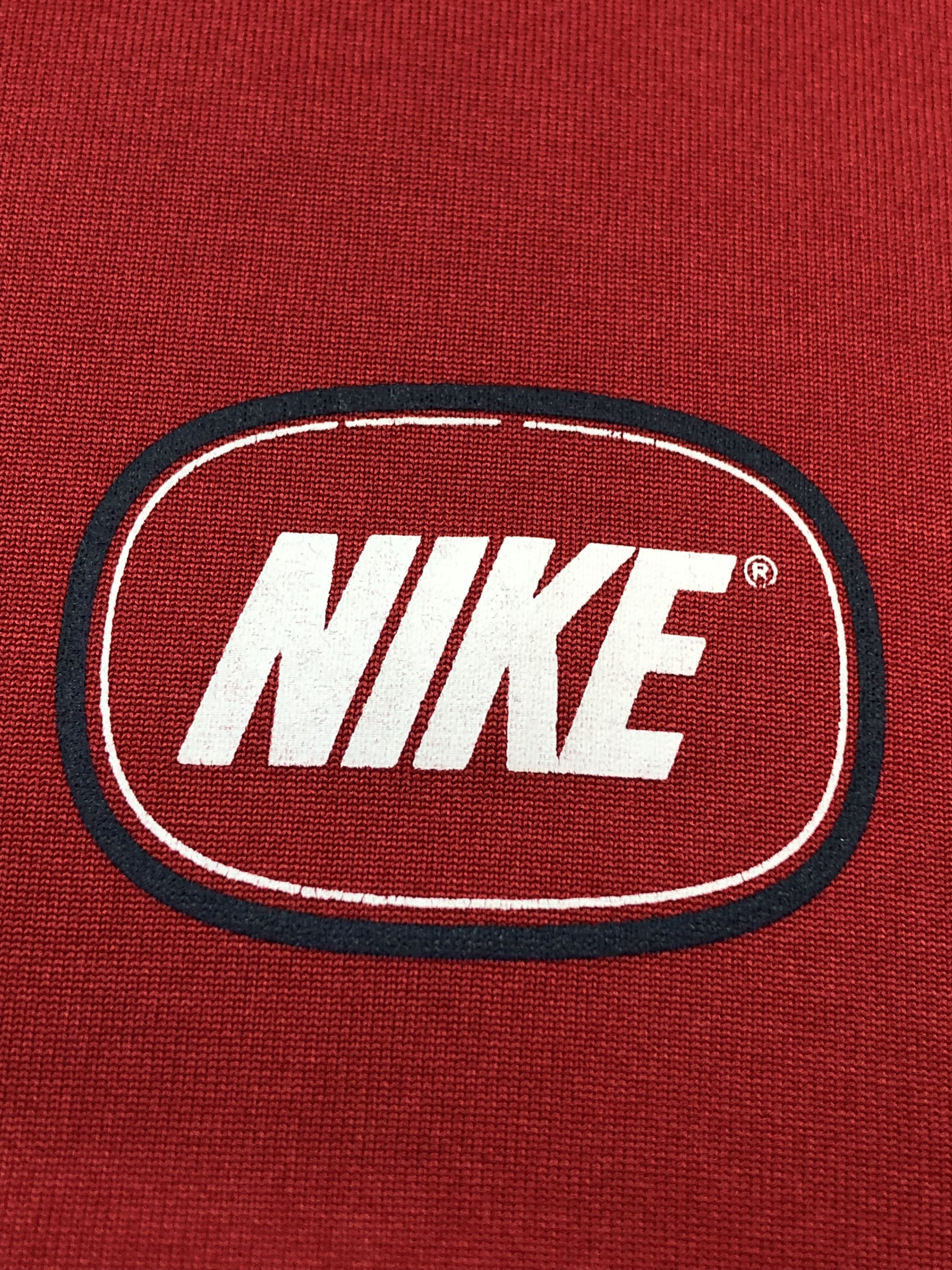 Nike × Vintage Vintage 90's Nike Big Logo Tee Shirt Rare Y2K Sport Hype Size US XL / EU 56 / 4 - 4 Thumbnail
