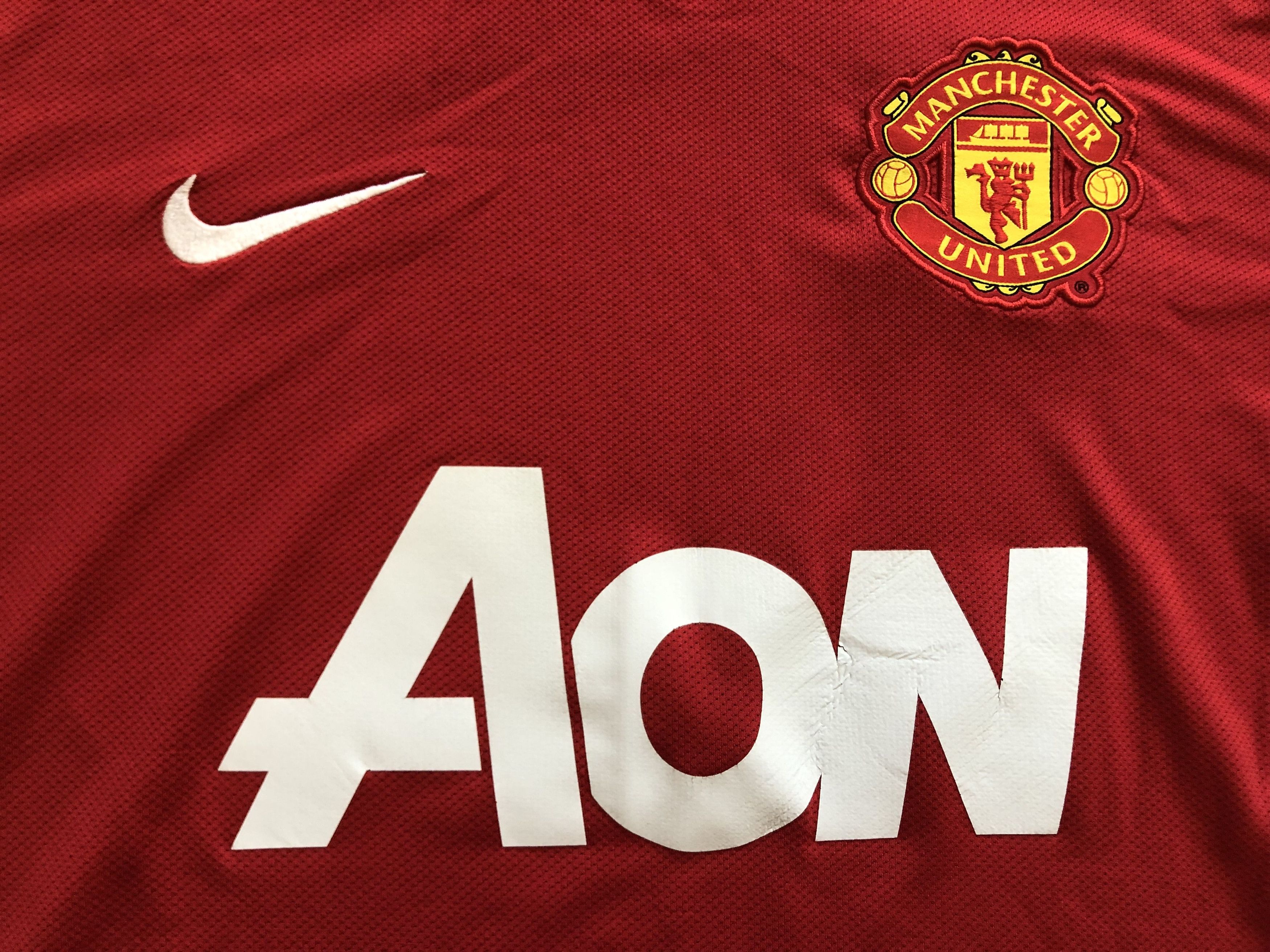 Nike Manchester United football shirt 2011 Jersey Rare Y2K Sport Size US M / EU 48-50 / 2 - 3 Thumbnail