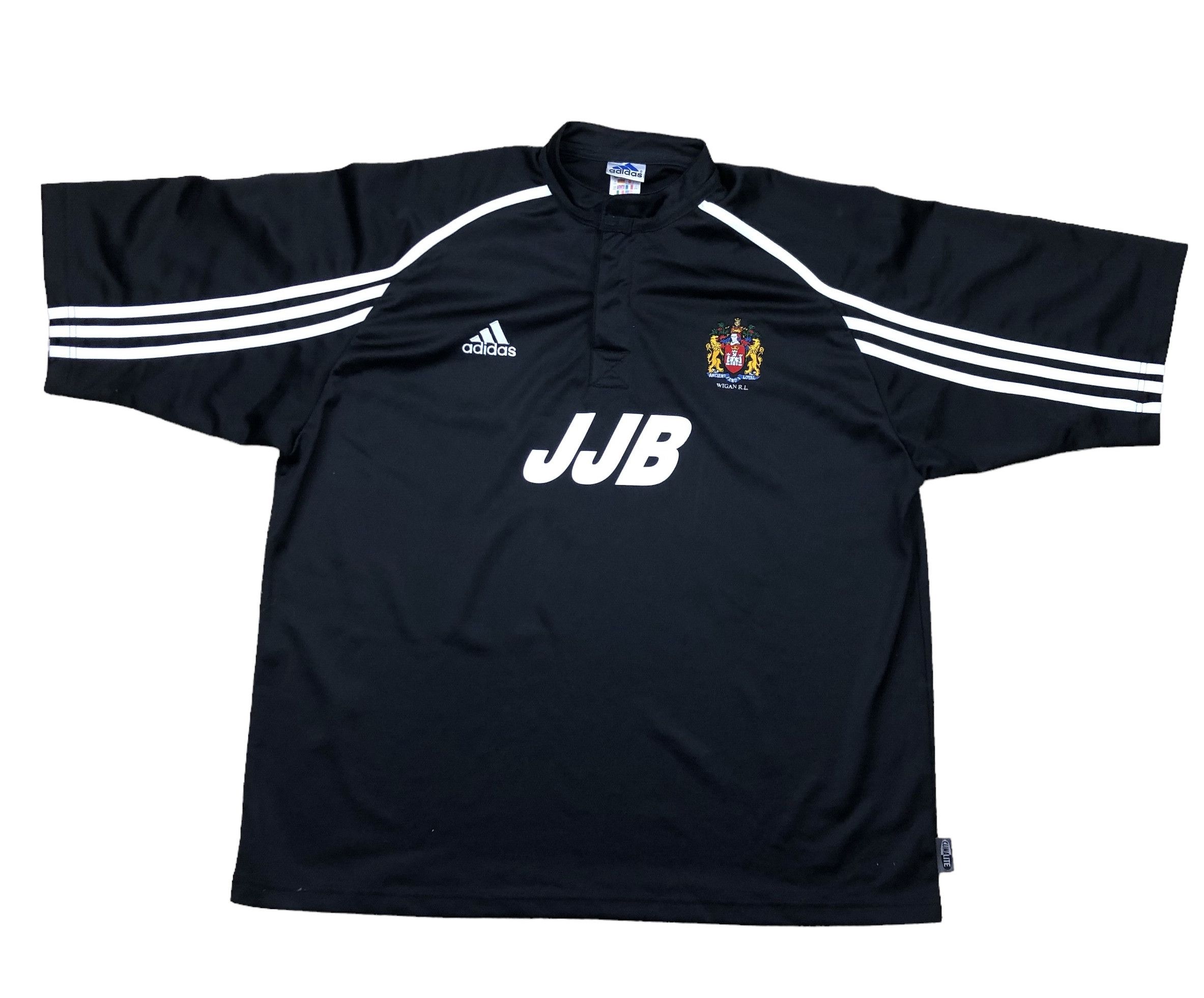Adidas × Vintage Vintage Wigan Warriors Adidas JJB Rugby Shirt Jersey Tee Size US XXL / EU 58 / 5 - 1 Thumbnail